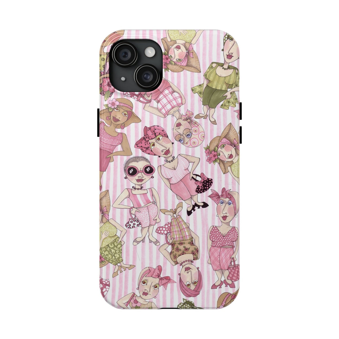 Tossed Ladies Pink Phone Case