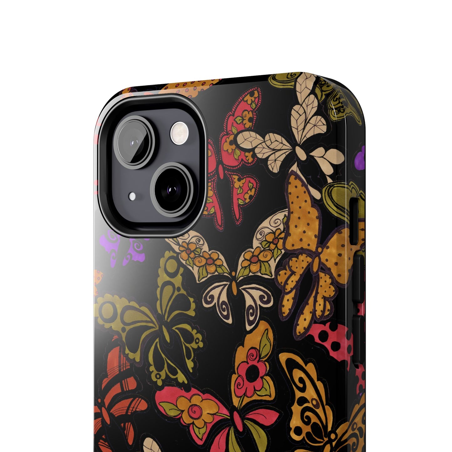 Flighty Black Phone Case