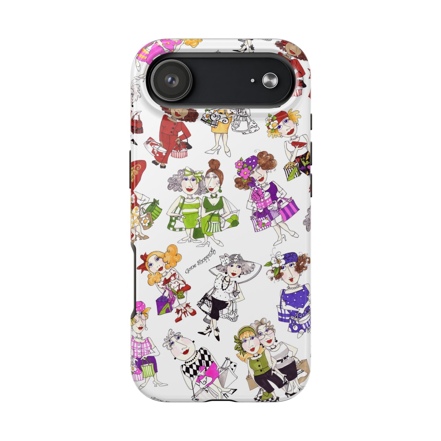 Gone Shopping Tossed White Phone Case
