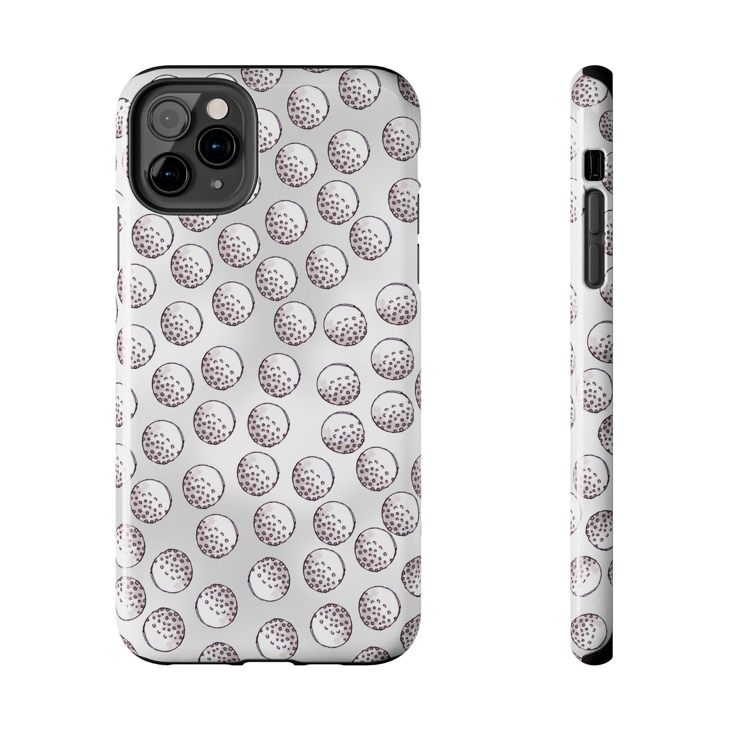 Ball Dots Gray Phone Case