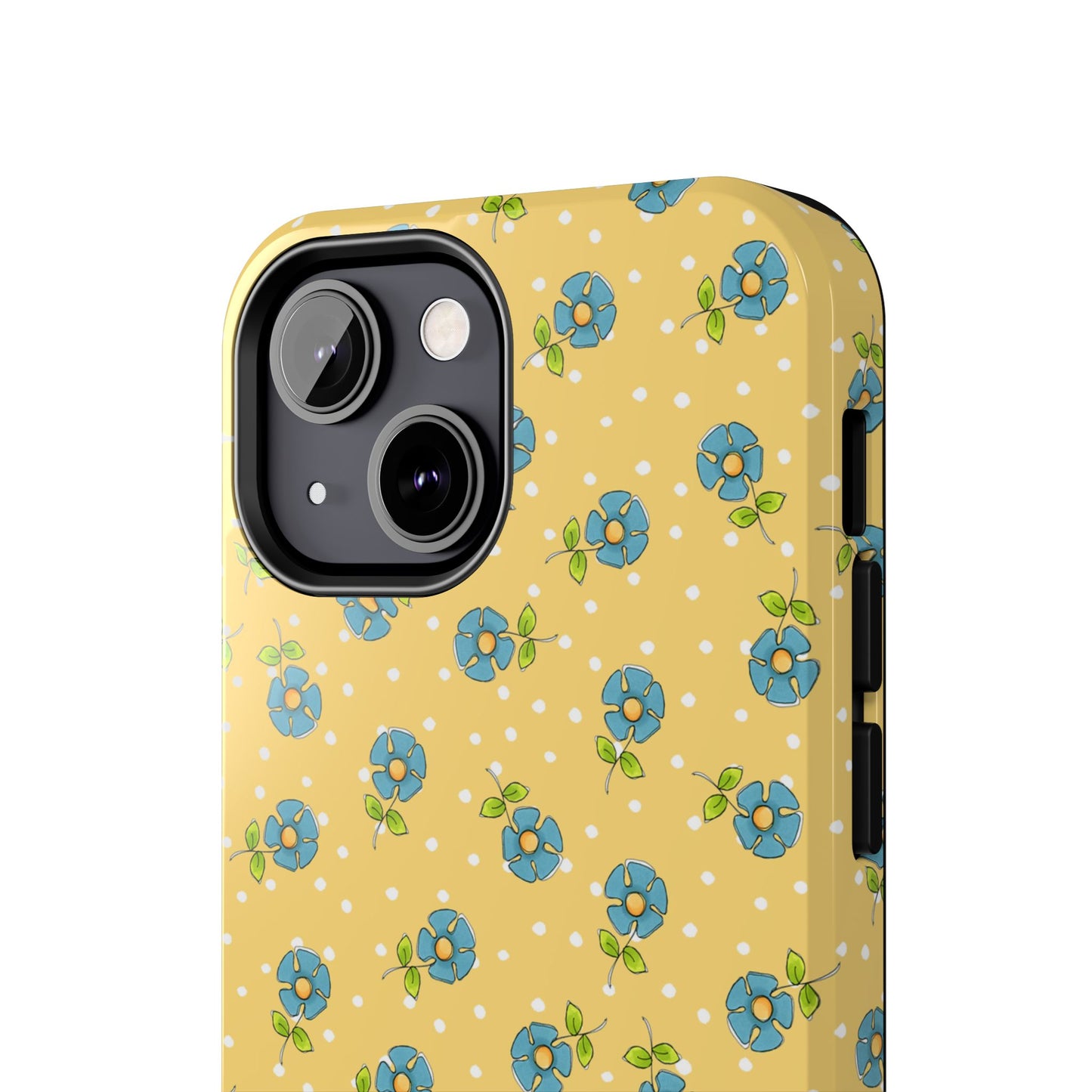 Daisy Dots Yellow Phone Case