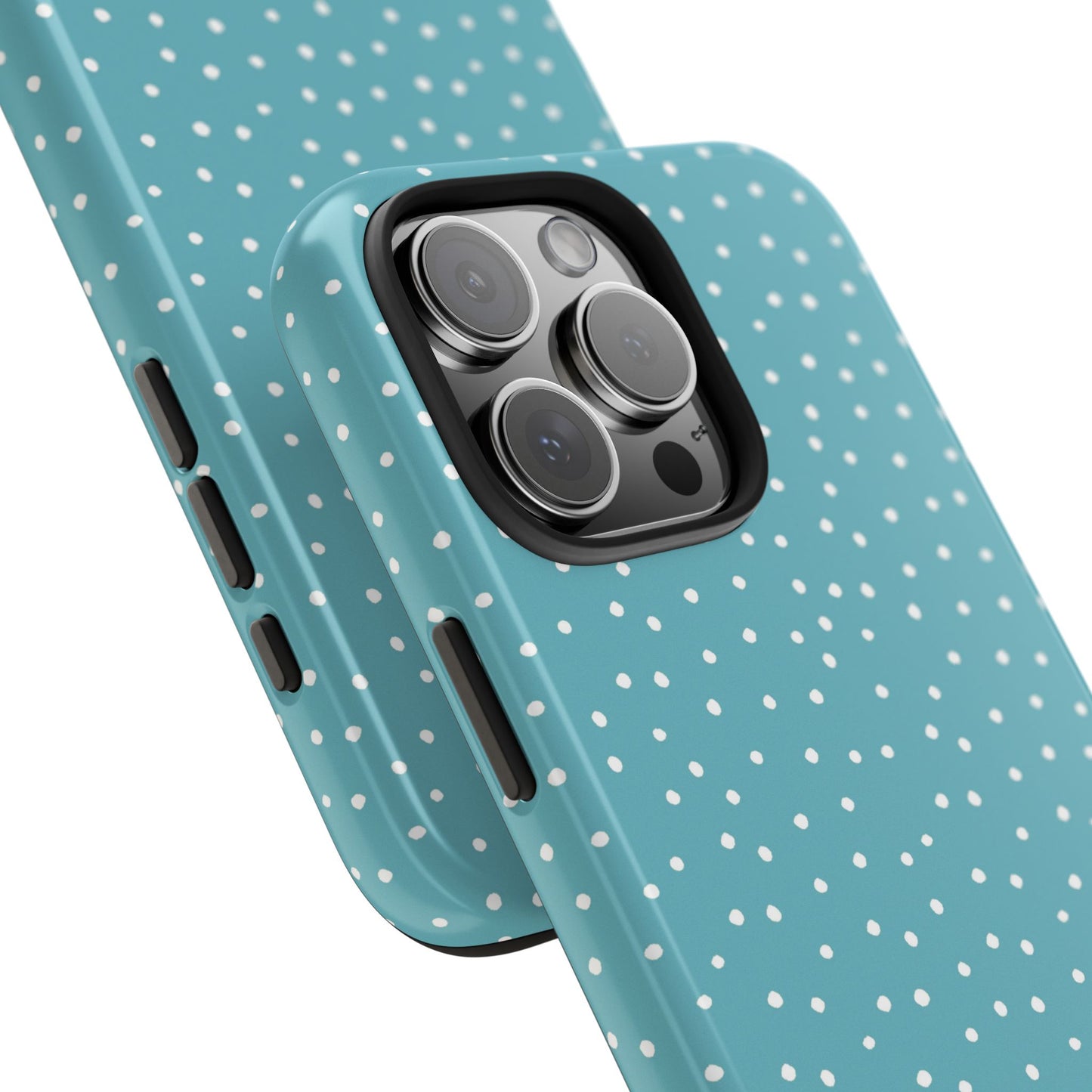 Dinky Dots Turquoise / White Phone Case