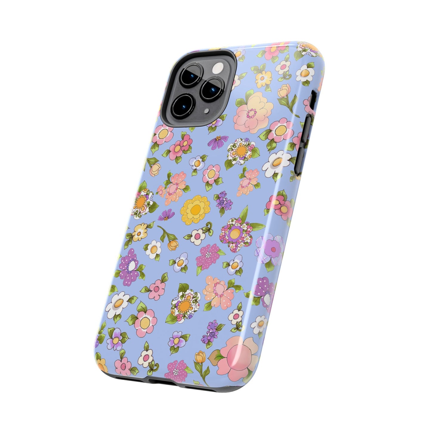 Flowery Blue Phone Case