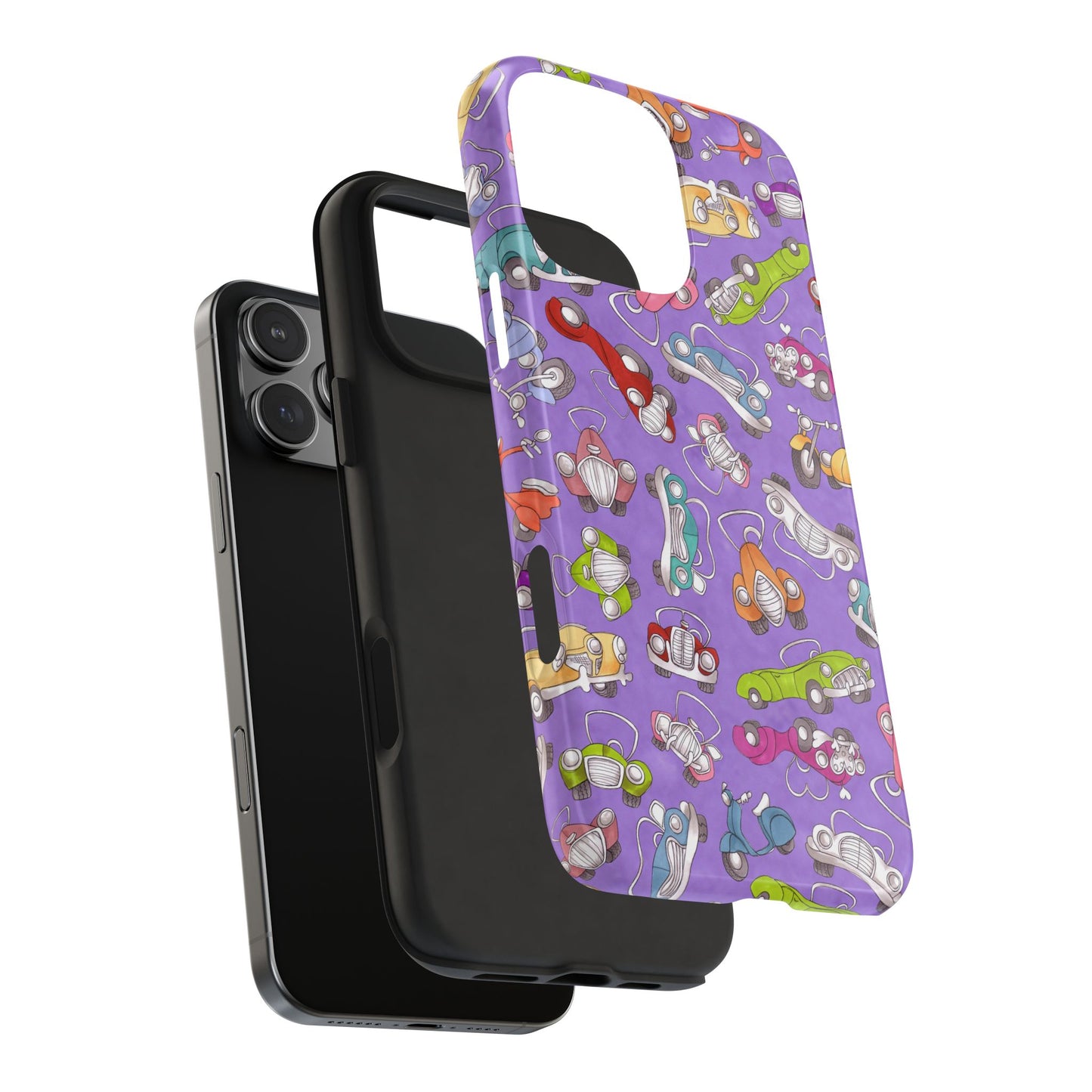 Pile Up Purple Phone Case