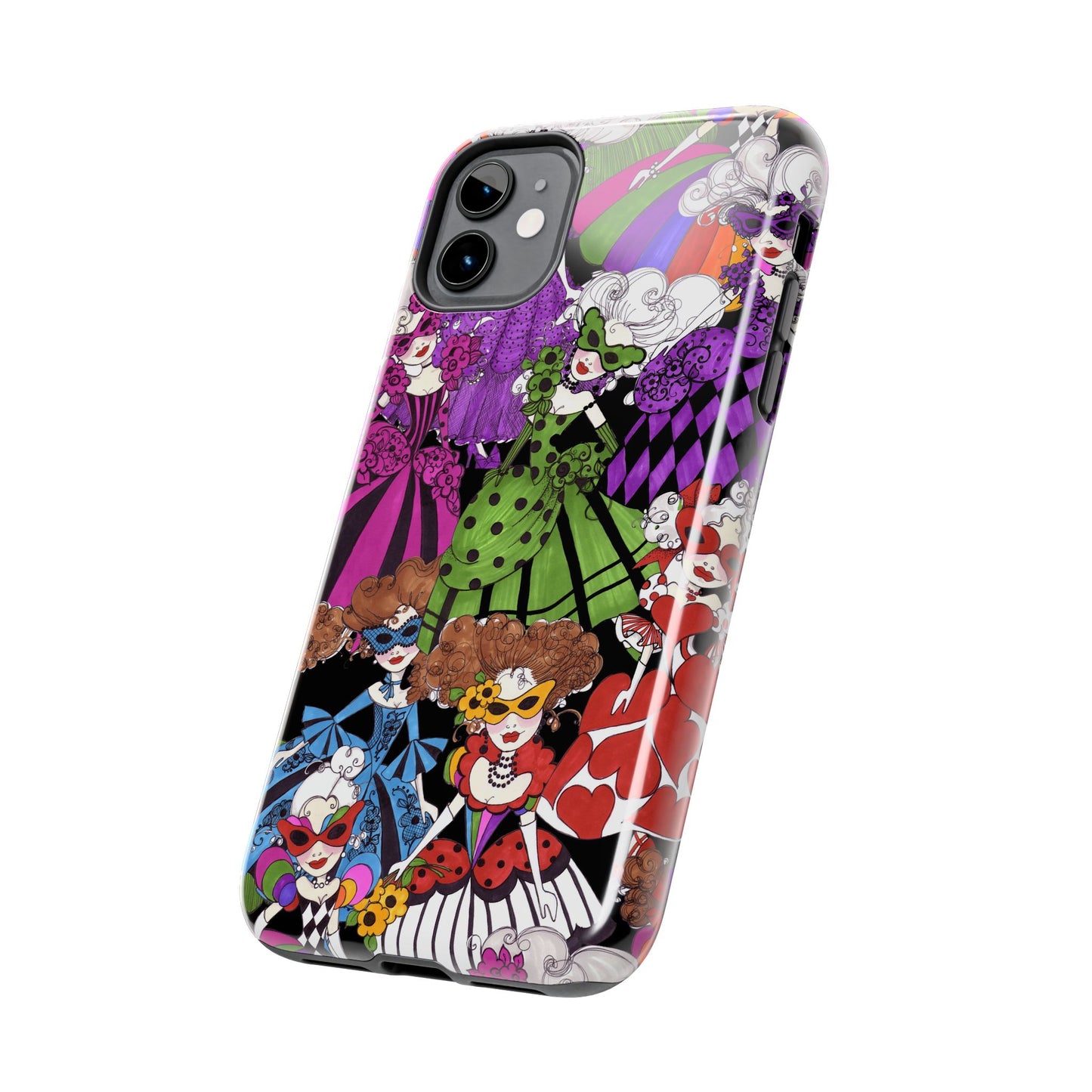 Crowded Dance Floor Black Phone Case