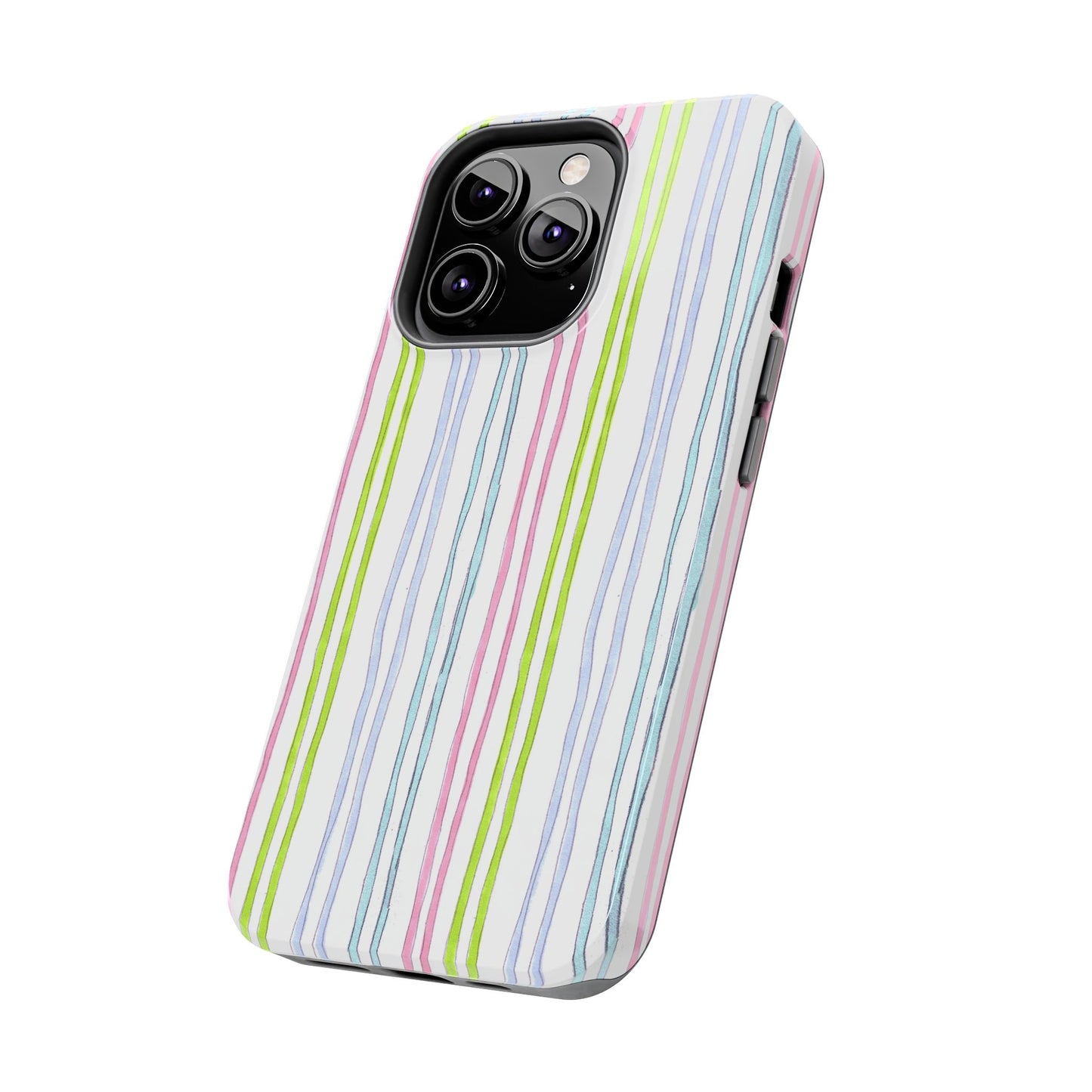 Belle Stripe White Phone Case