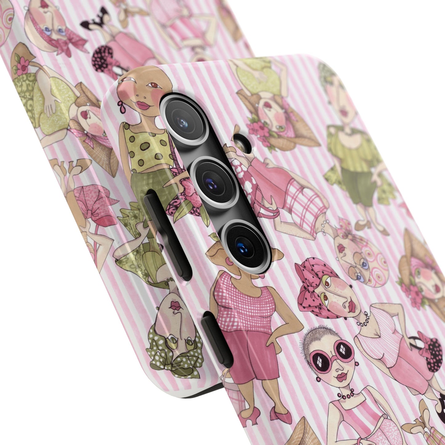 Tossed Ladies Pink Phone Case