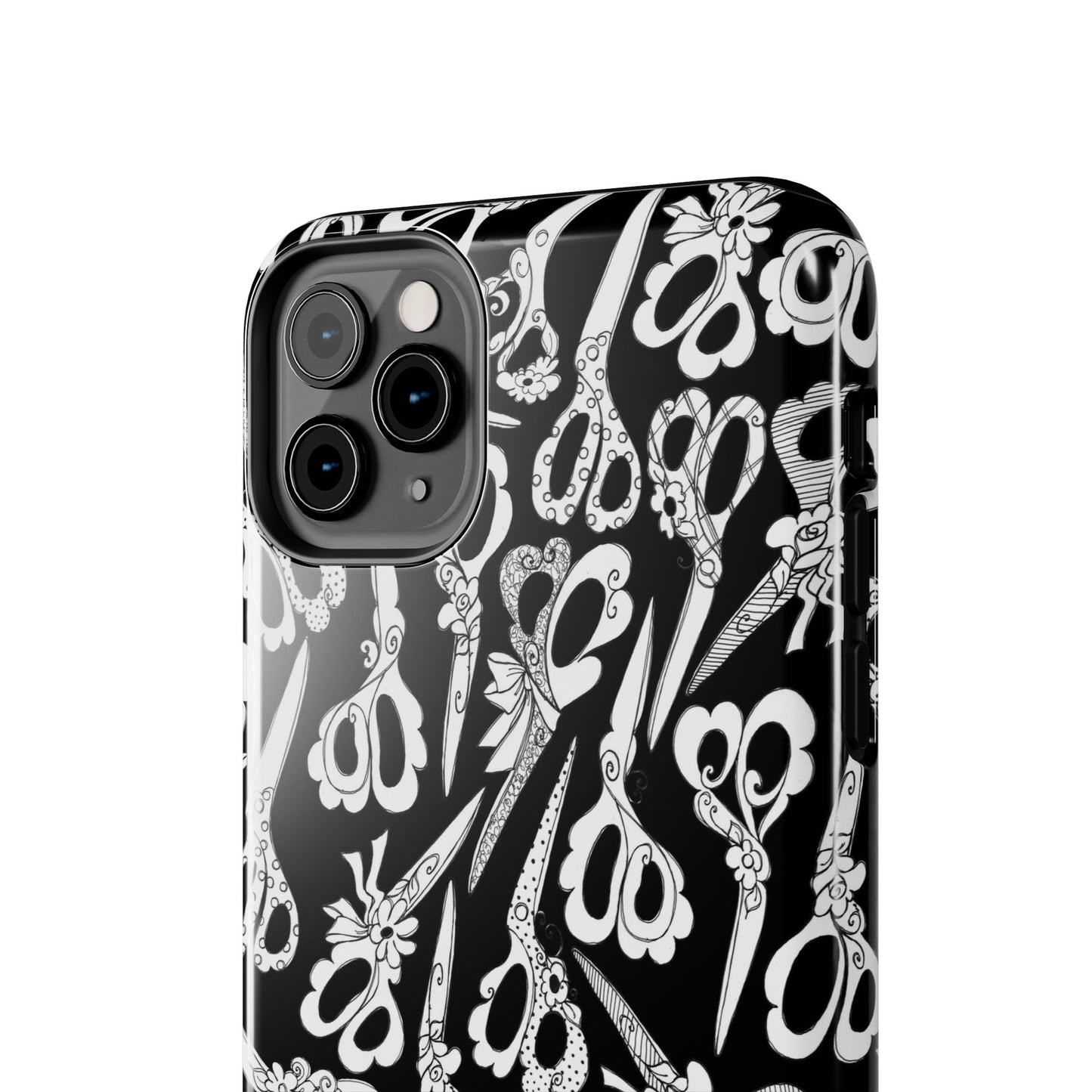 Scissor Blizzard Black Phone Case