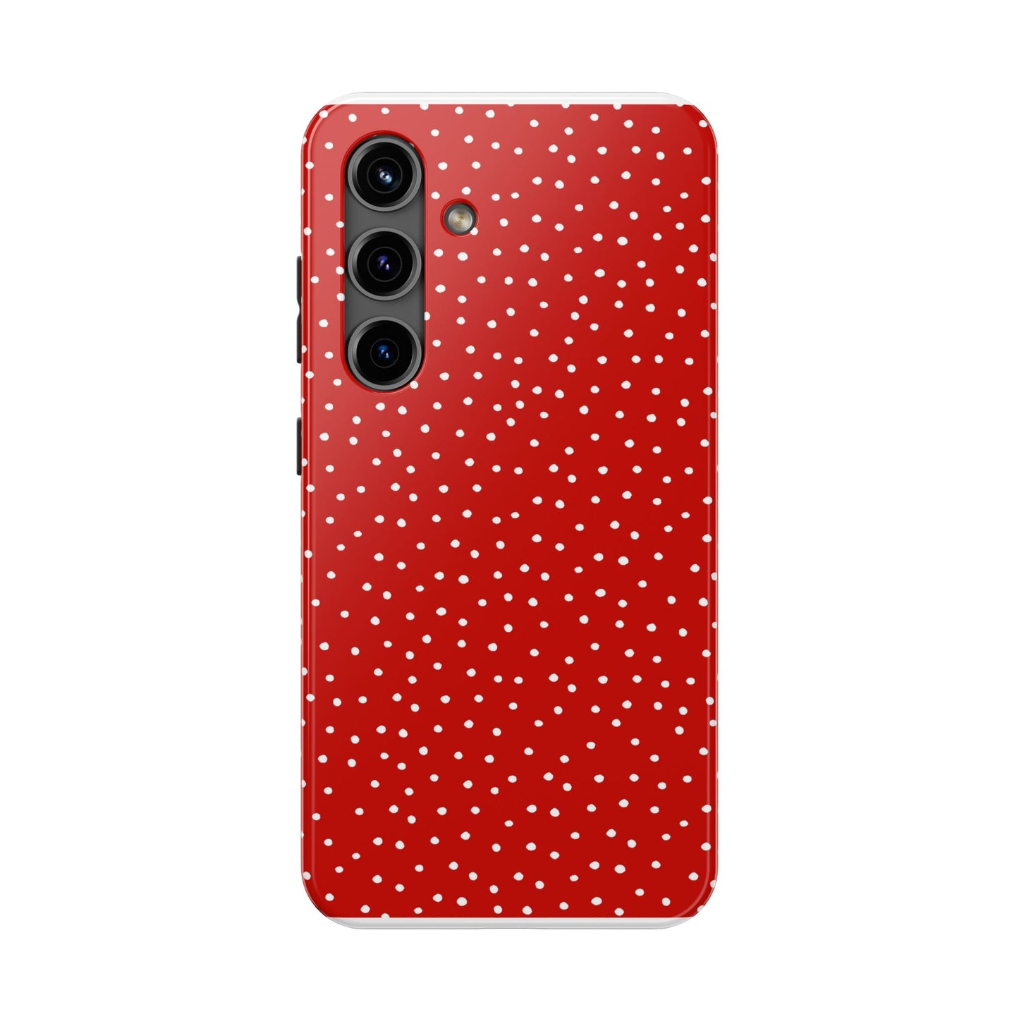 Dinky Dots Red / White Phone Case