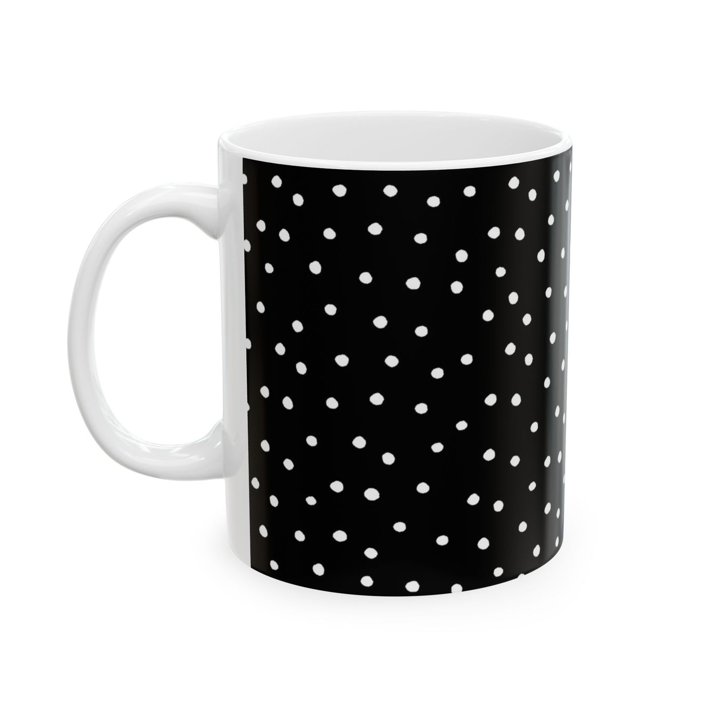 Dinky Dots Black / White Cup