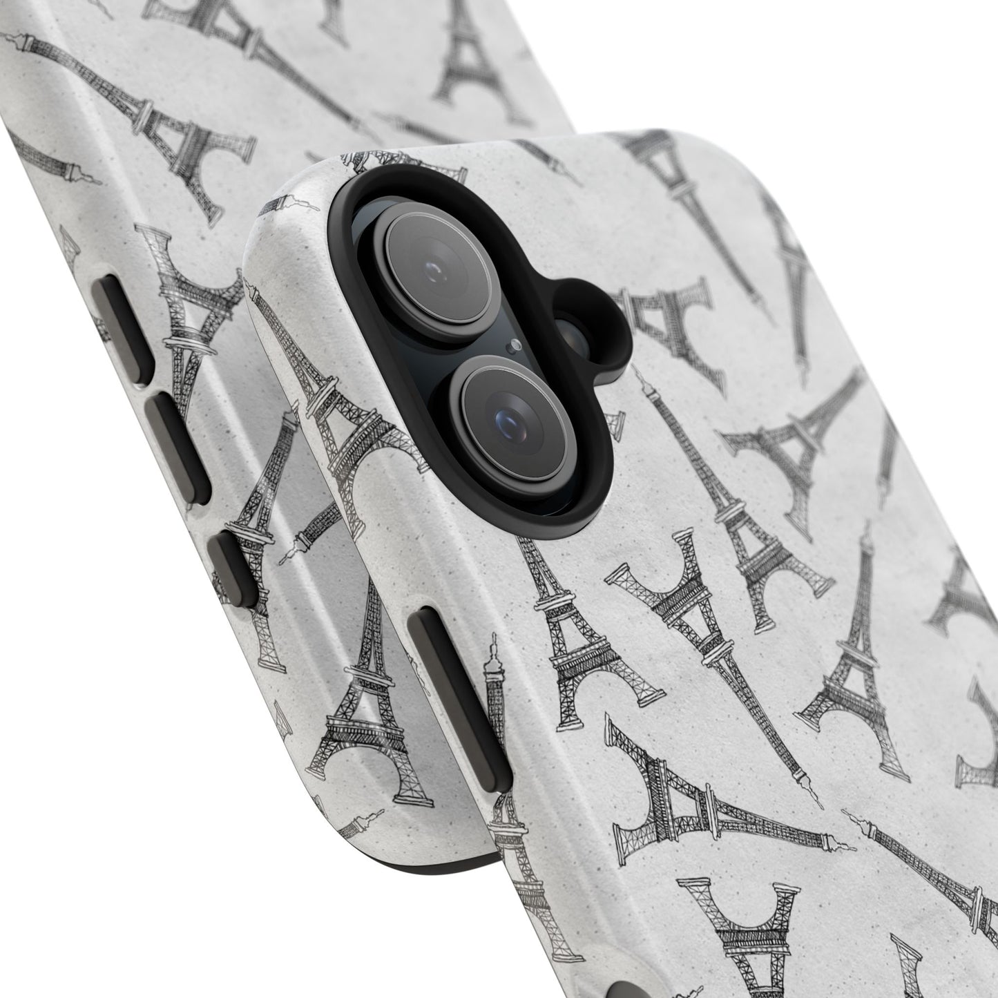 Eifelesque Silver Phone Case