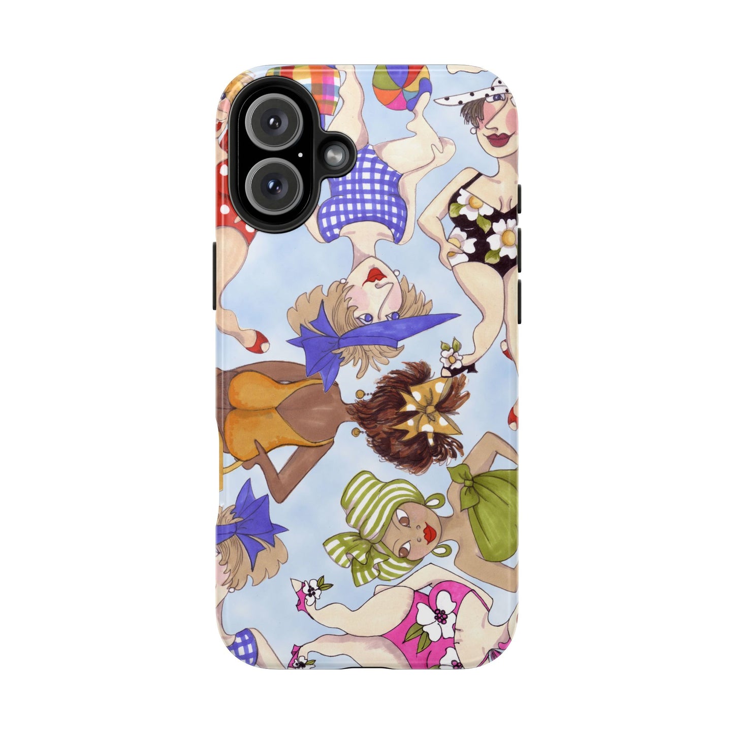 Bathing Beauties Blue Sky Phone Case