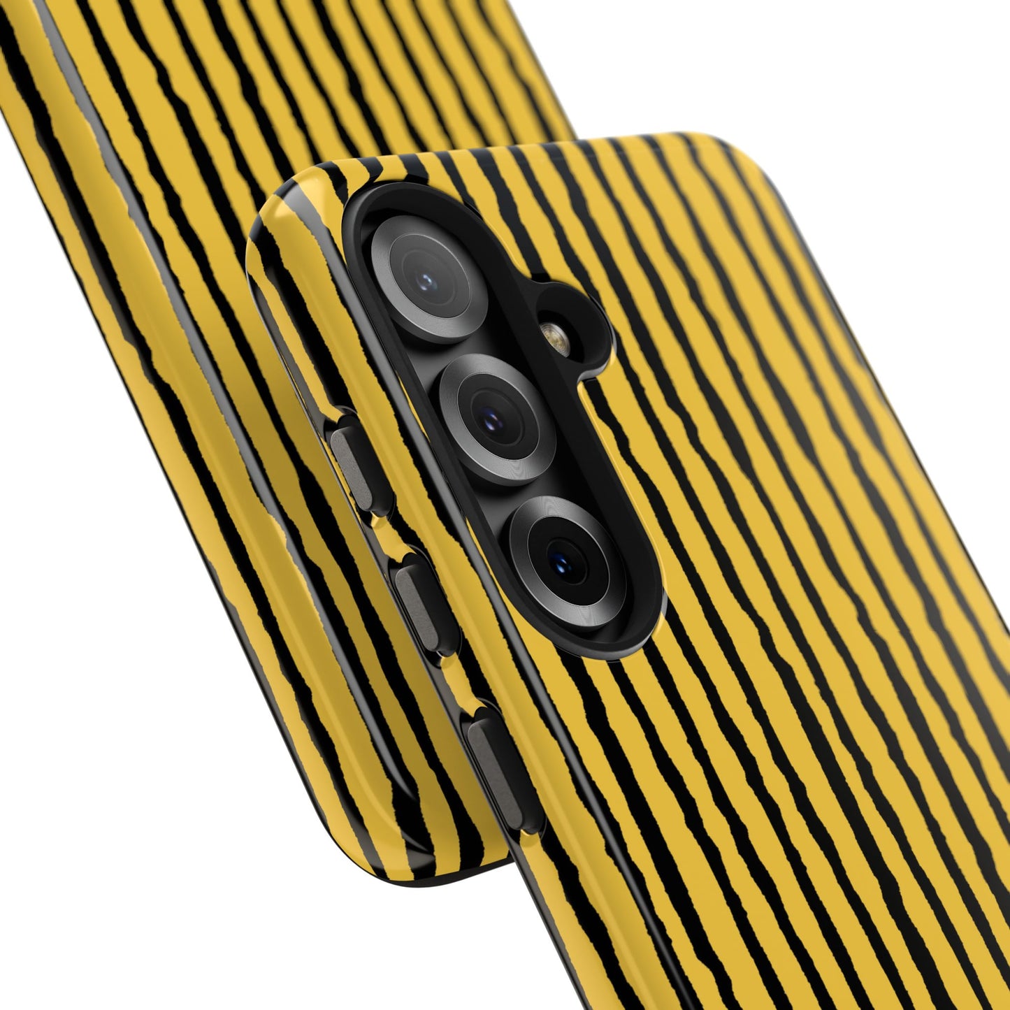 Sorta Stripe Yellow / Black Phone Case