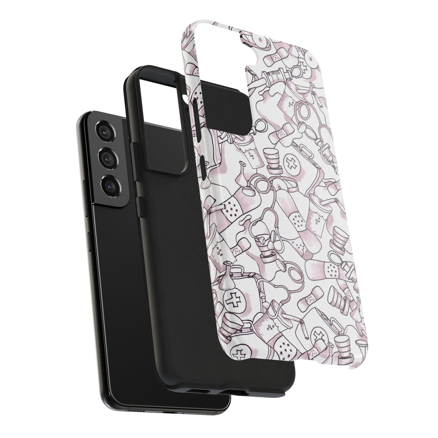 Med Stuff White Phone Case