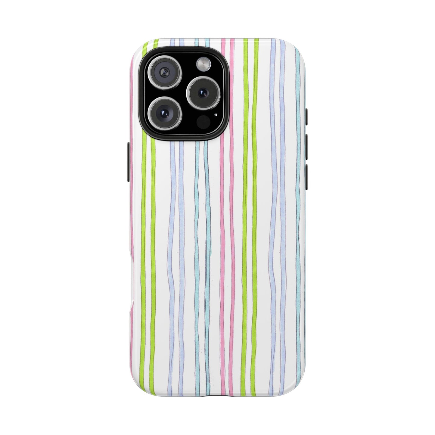 Belle Stripe White Phone Case