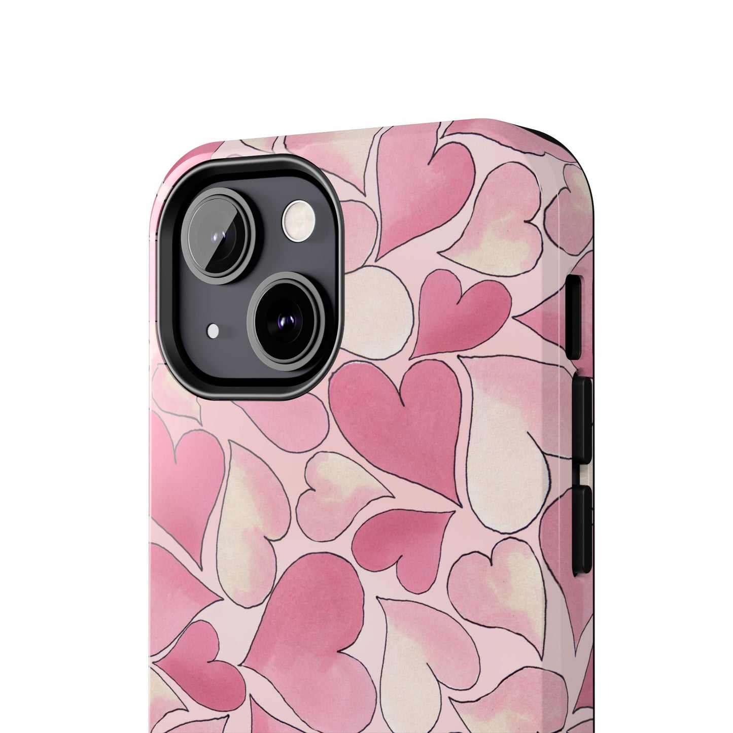 Hearts Pink Sky Phone Case