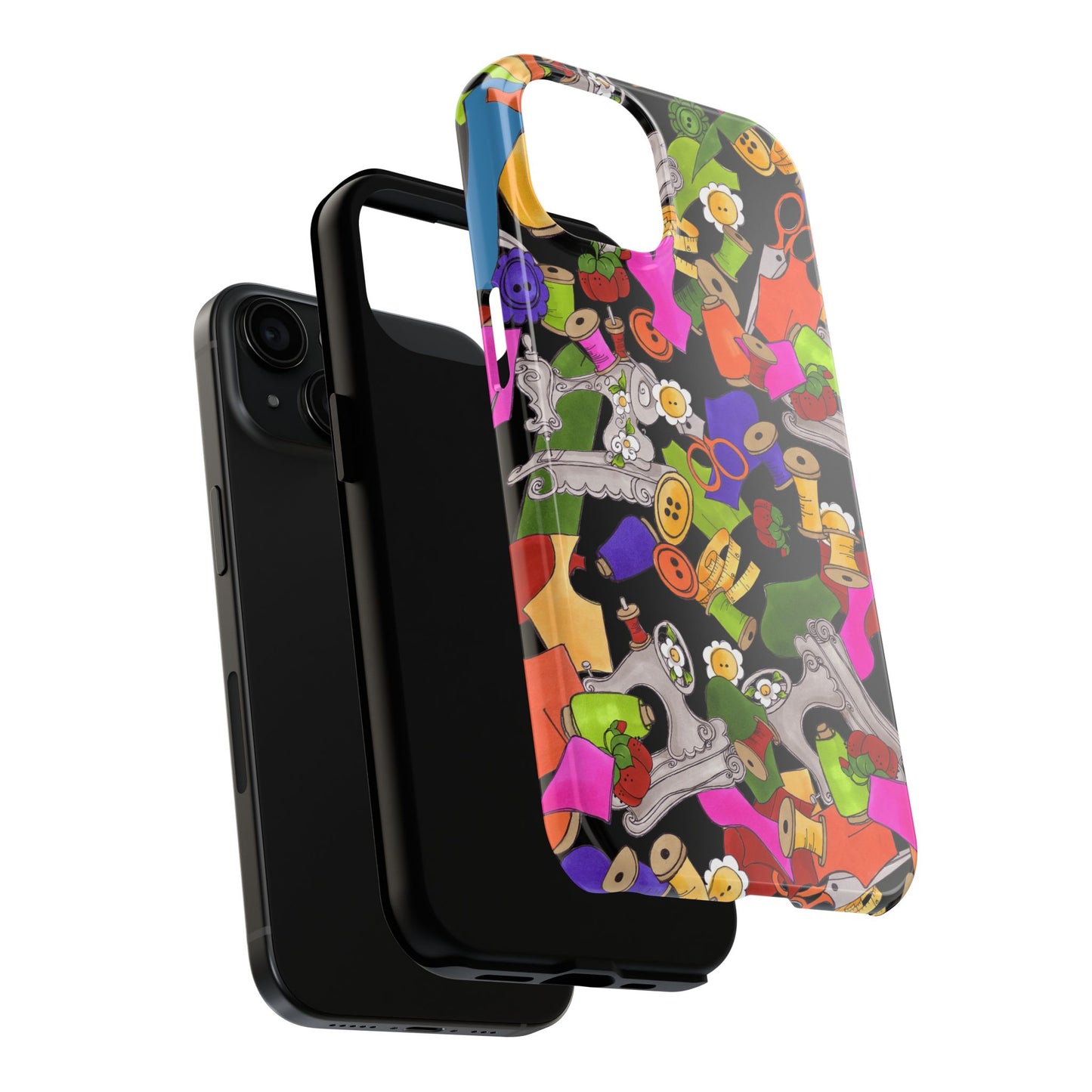 Kaleidasew Black Phone Case