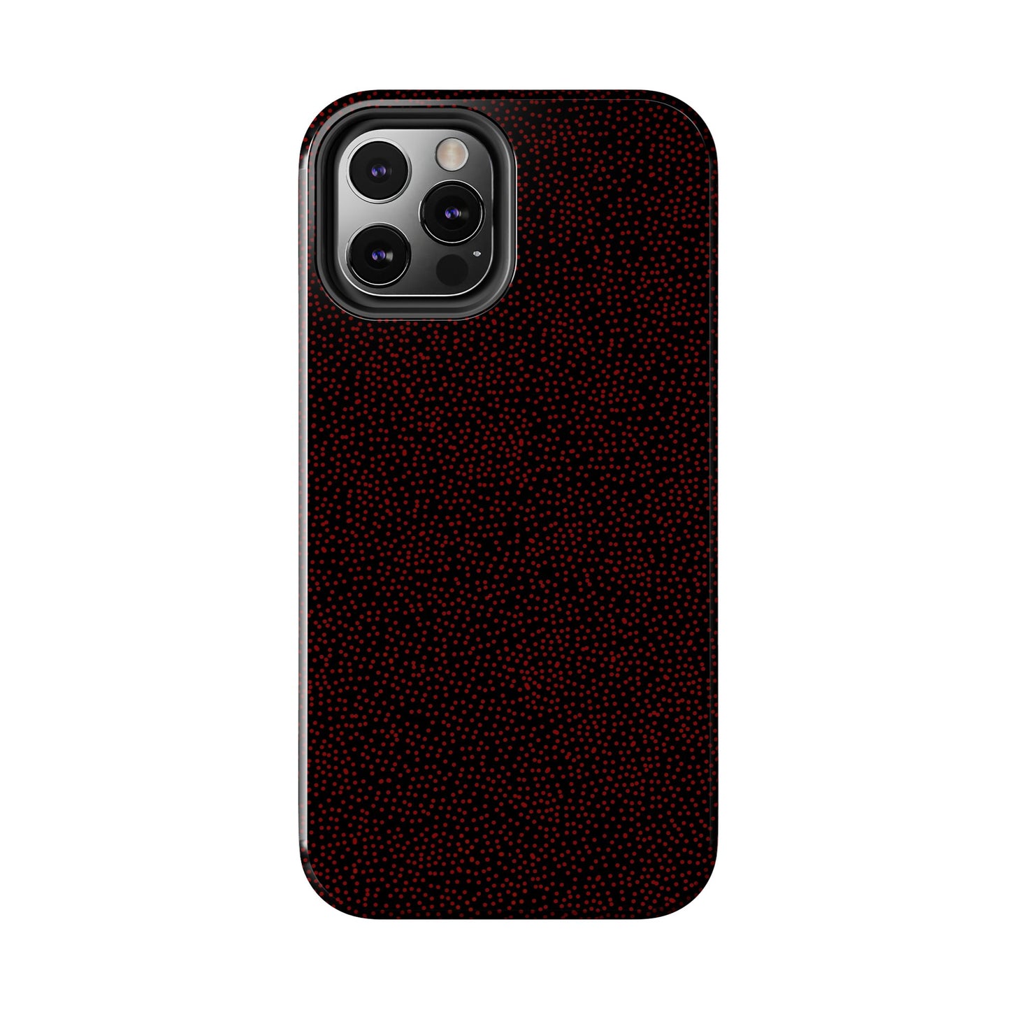Mini Dot Black / Red Phone Case