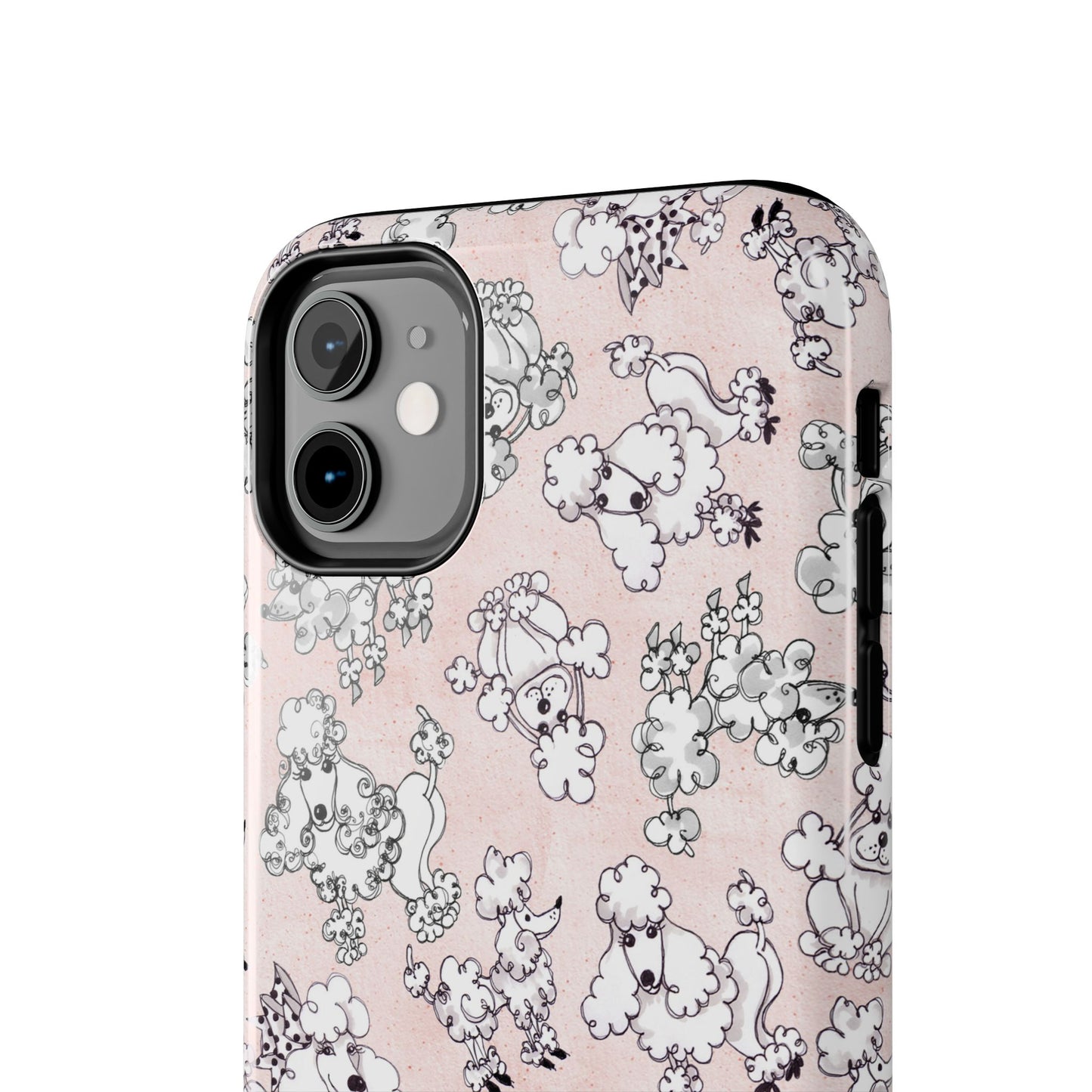 Paris Poodles Pink Phone Case