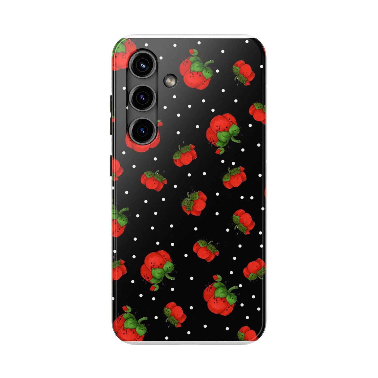 Pin Dots Black Phone Case