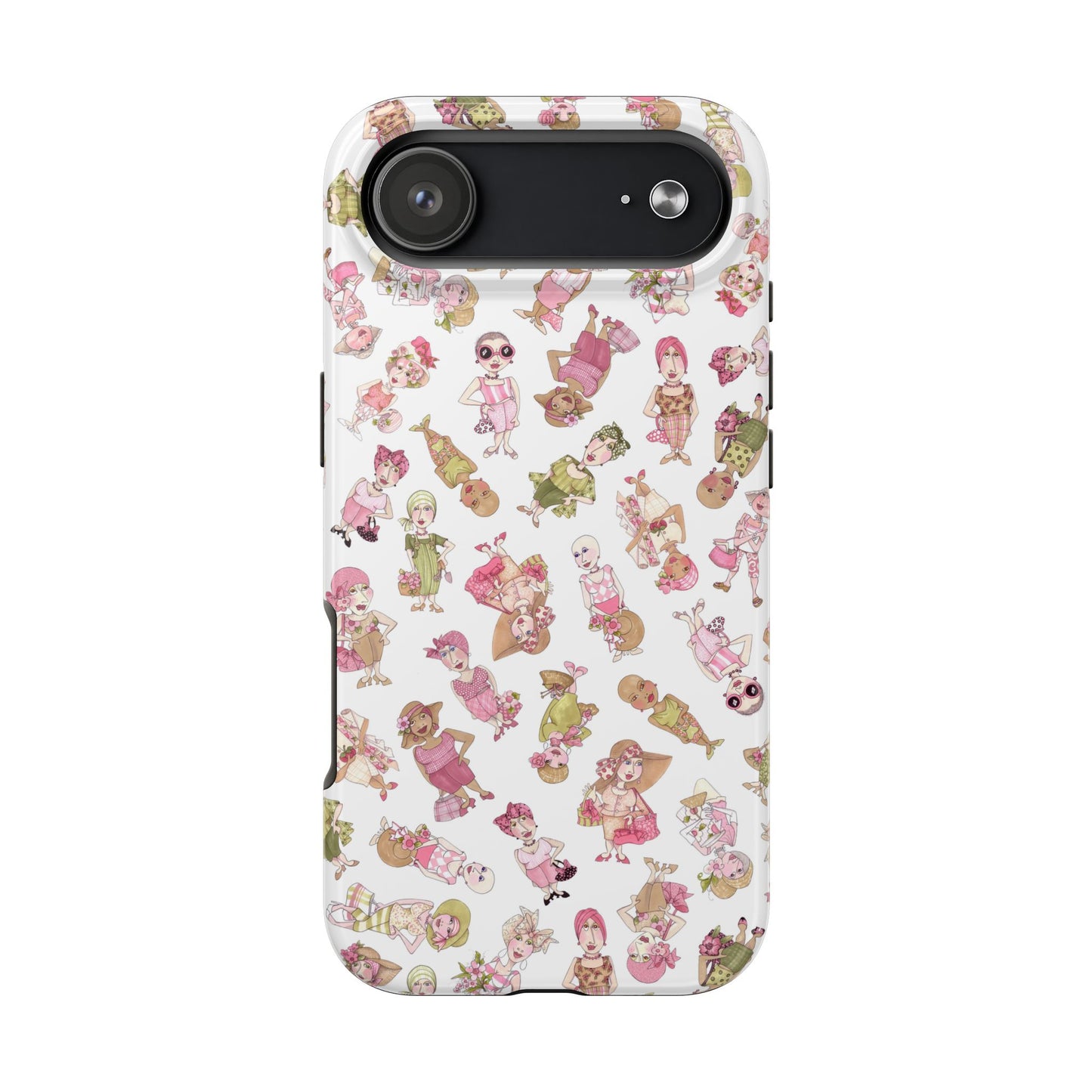 Tossed Ladies White Phone Case