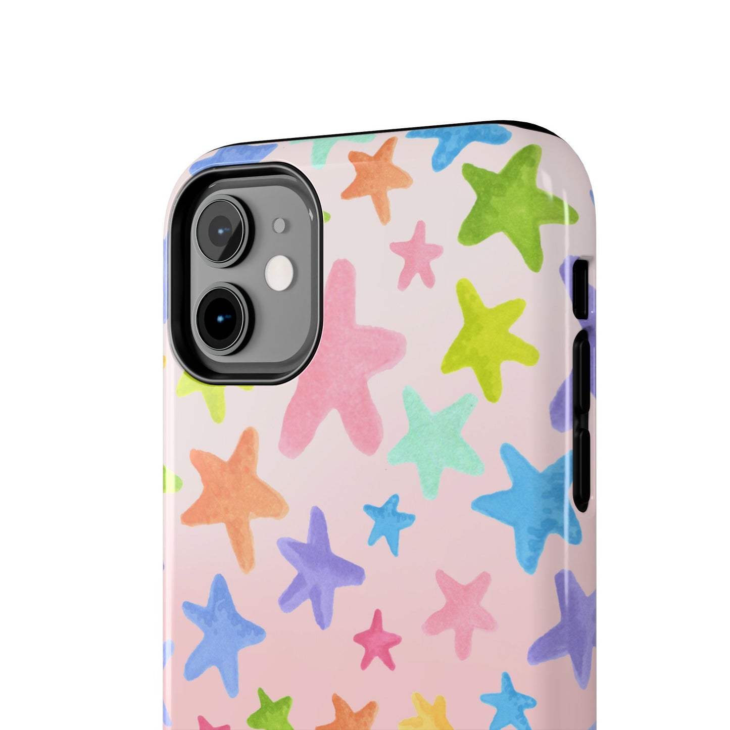 Happy Stars Pink Phone Case
