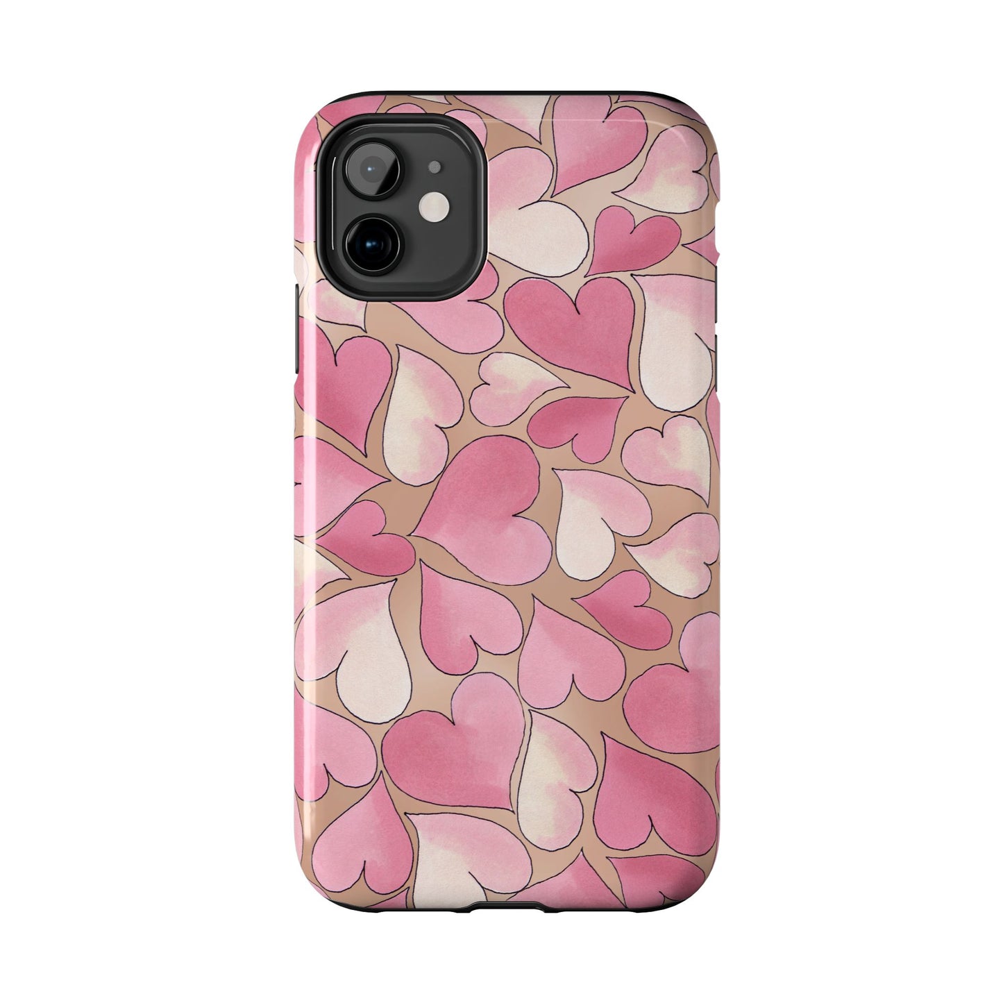 Hearts Malt Phone Case