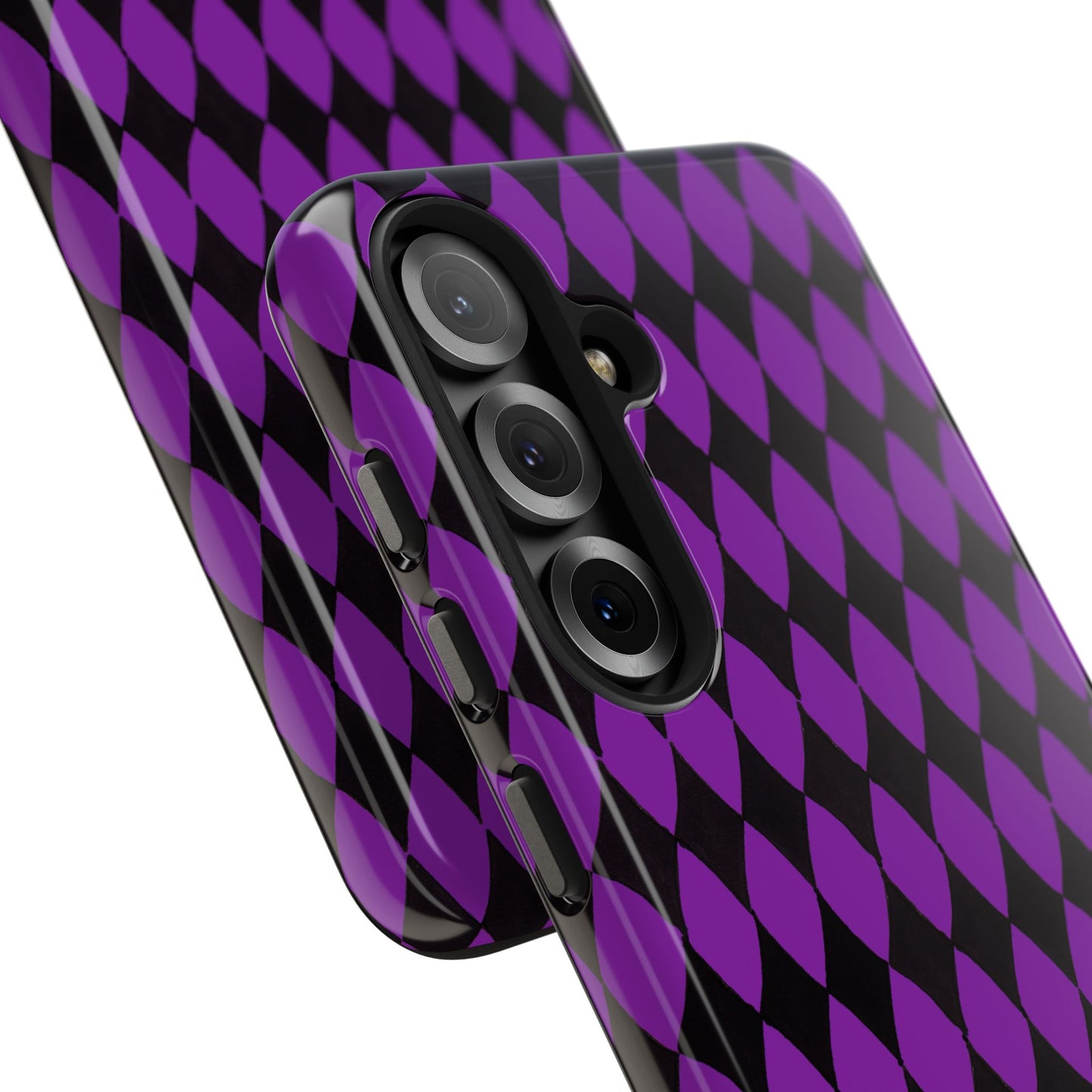 Diamond Purple / Black Phone Case