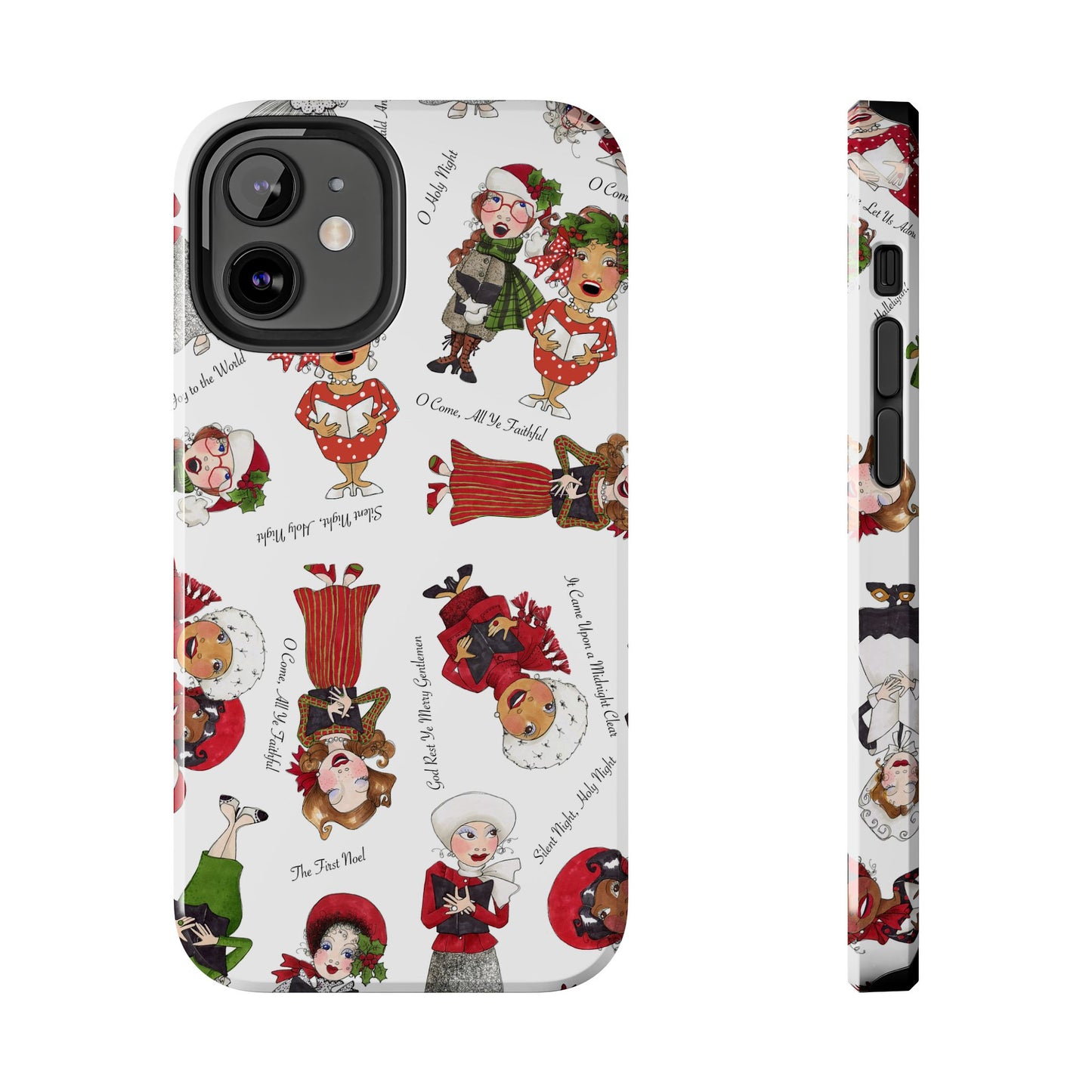 Tossed Carolers Phone Case