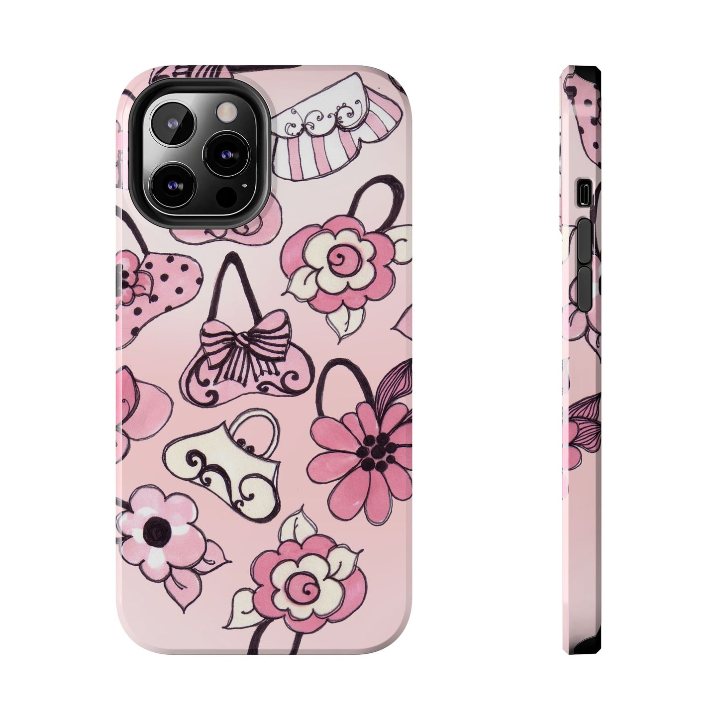 Cat Bags Pink Phone Case