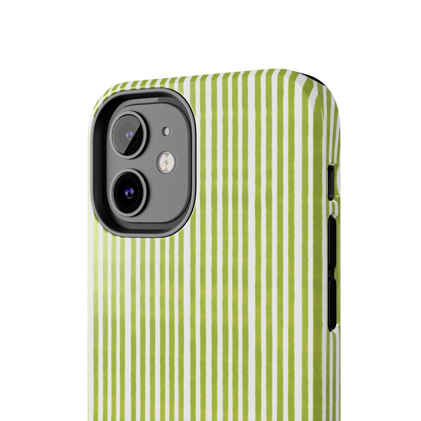 Lazy Stripe Lime Phone Case