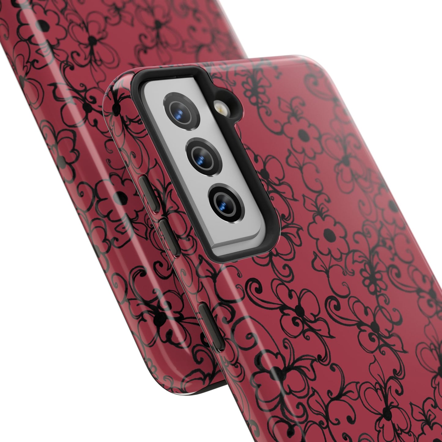 Daisy Jungle Red Phone Case
