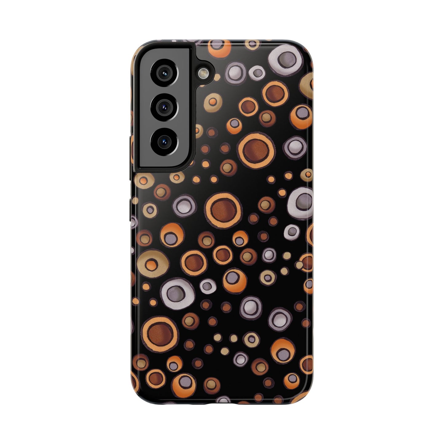 Doggy Dots Black Phone Case