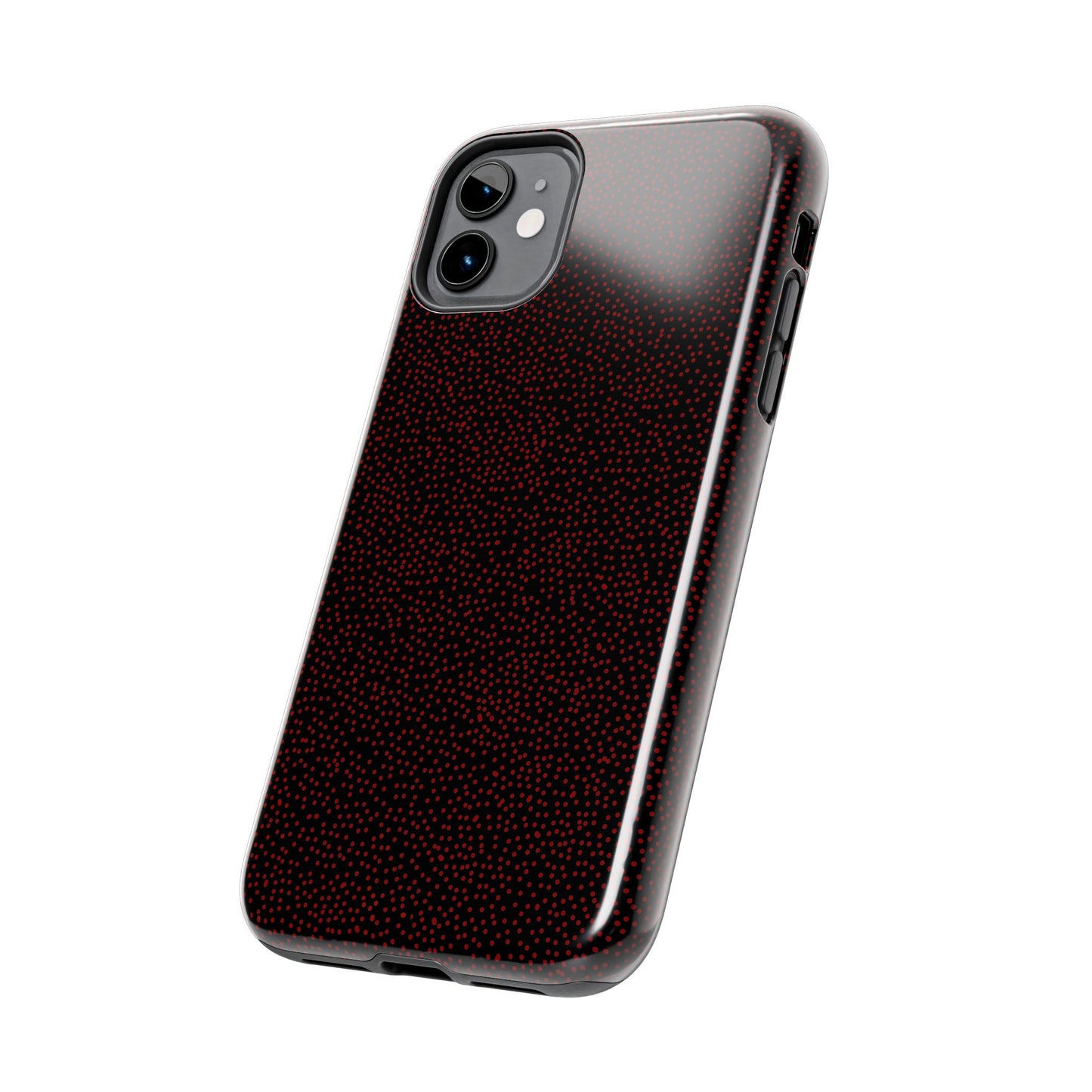 Mini Dot Black / Red Phone Case