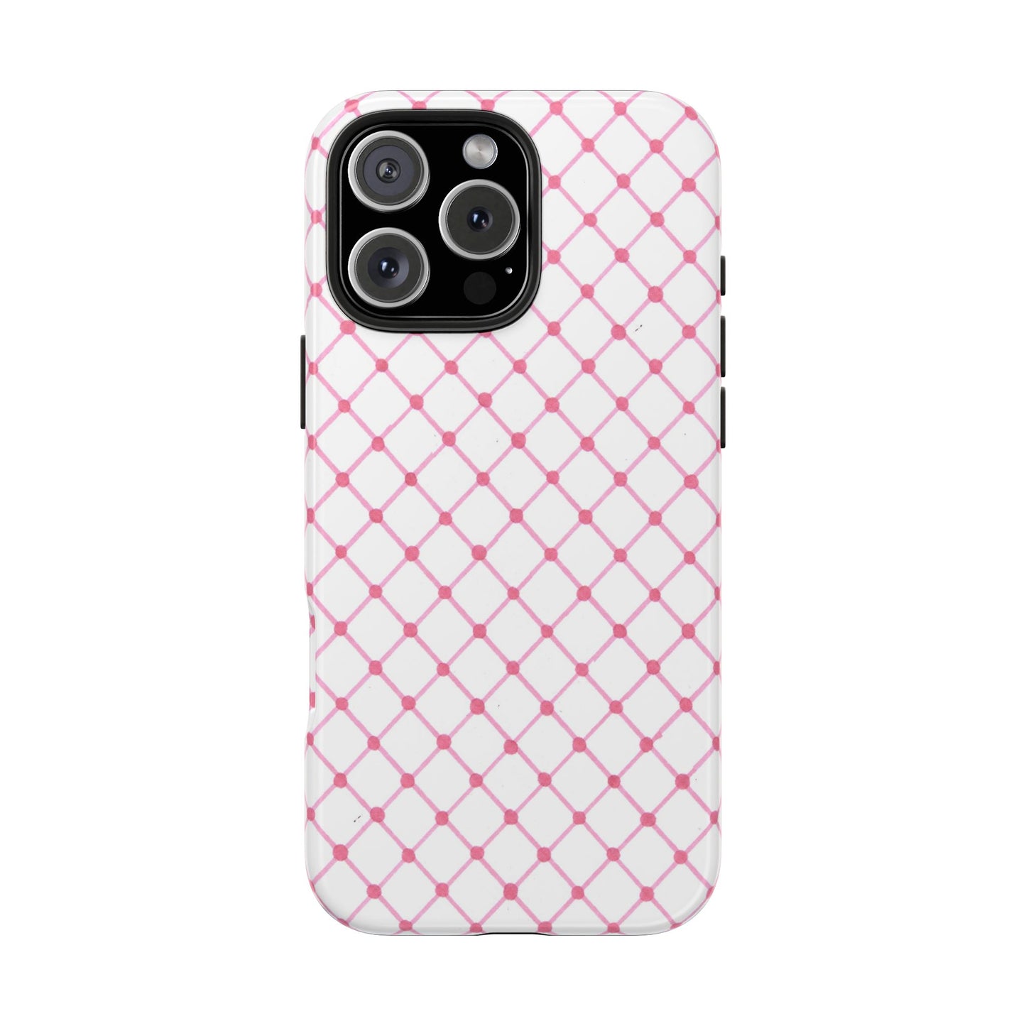 Cyclone Fence White / Pink Phone Case