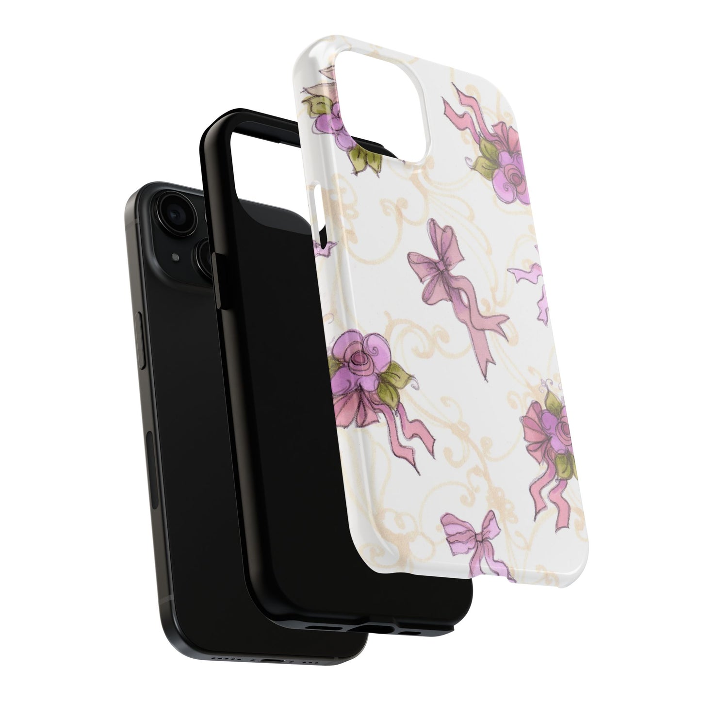 Flower Model Bow Flowers Phone Case