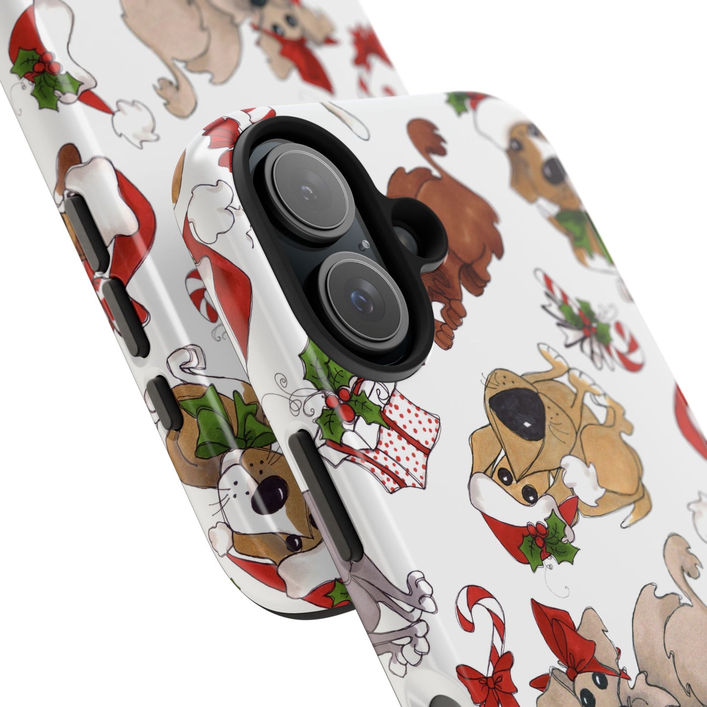 Doggie Toss White Phone Case