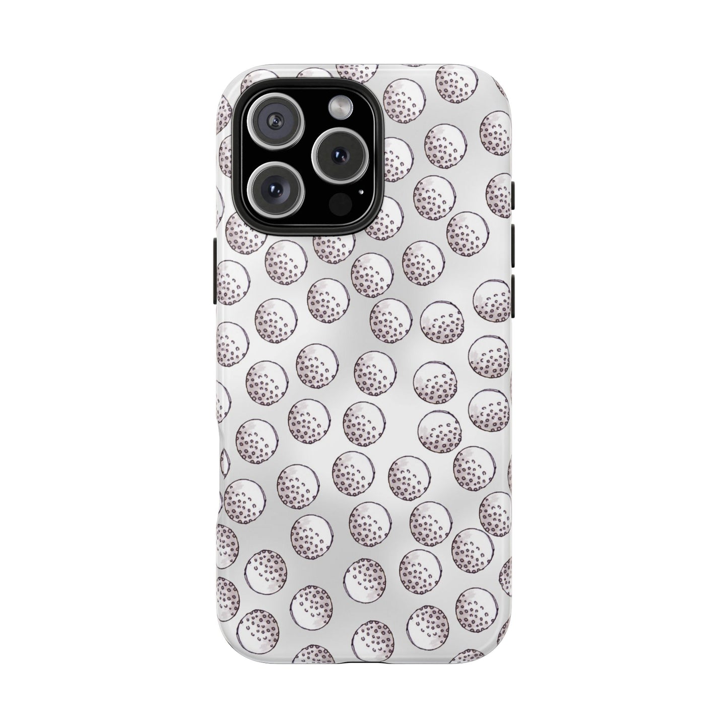 Ball Dots Gray Phone Case