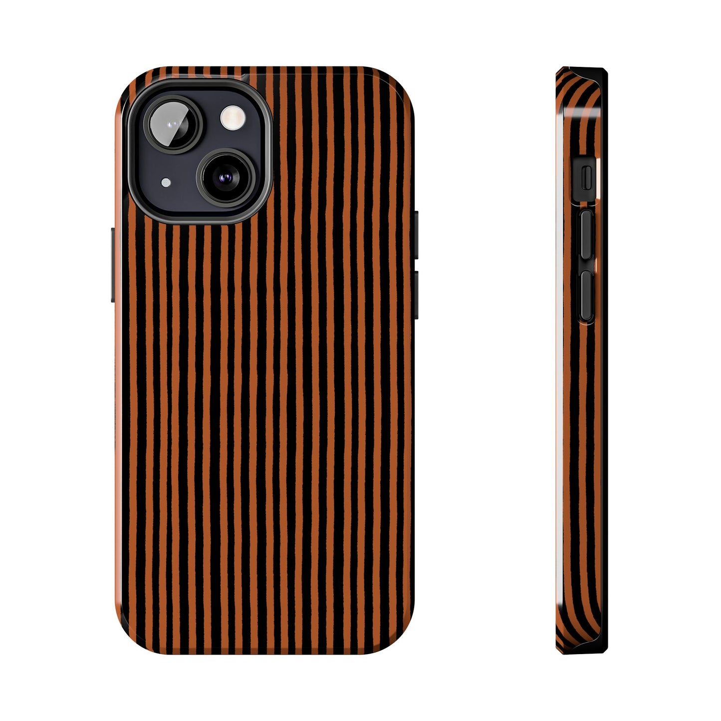 Happy Stripe Spice / Black Phone Case