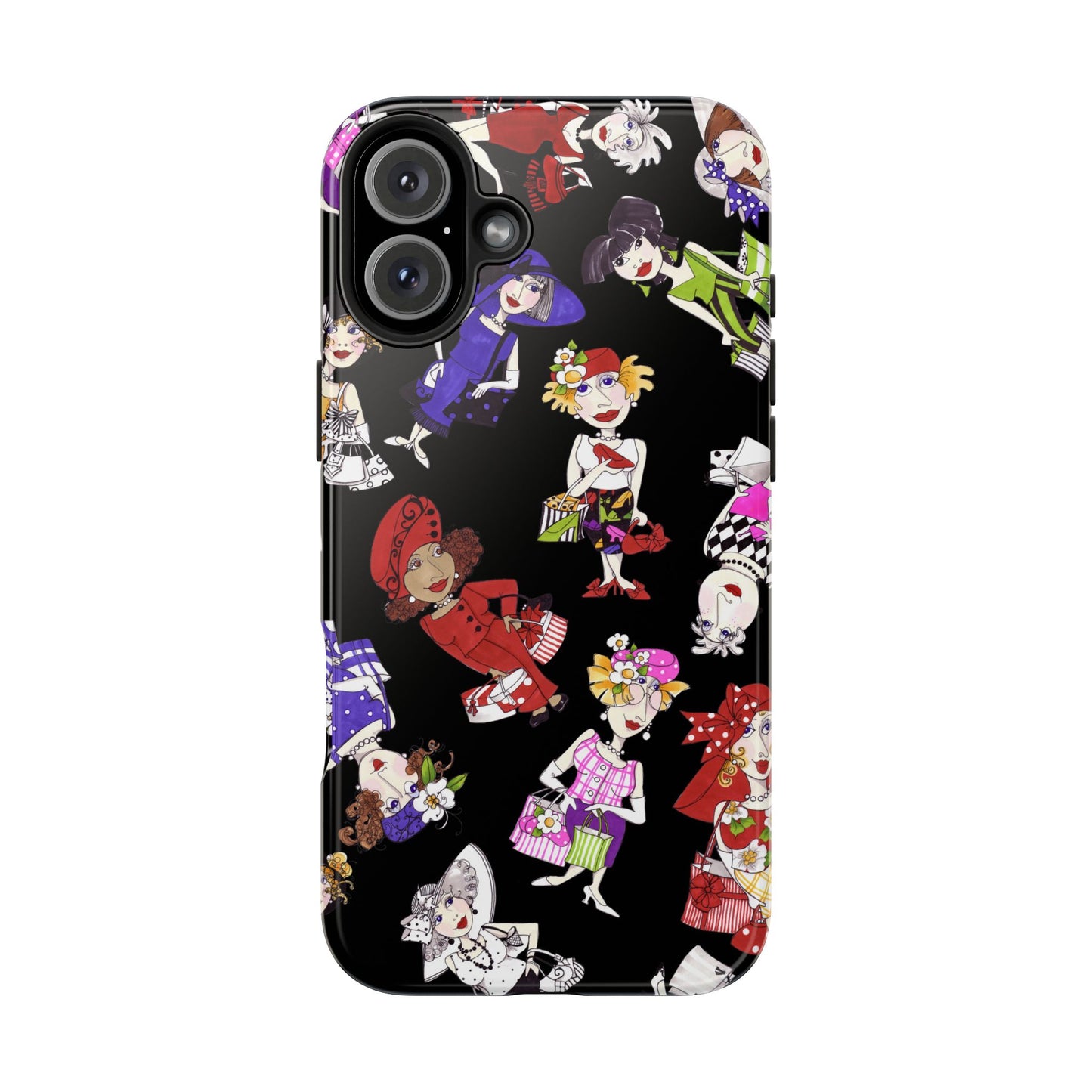 Gone Shopping Tossed Black Phone Case