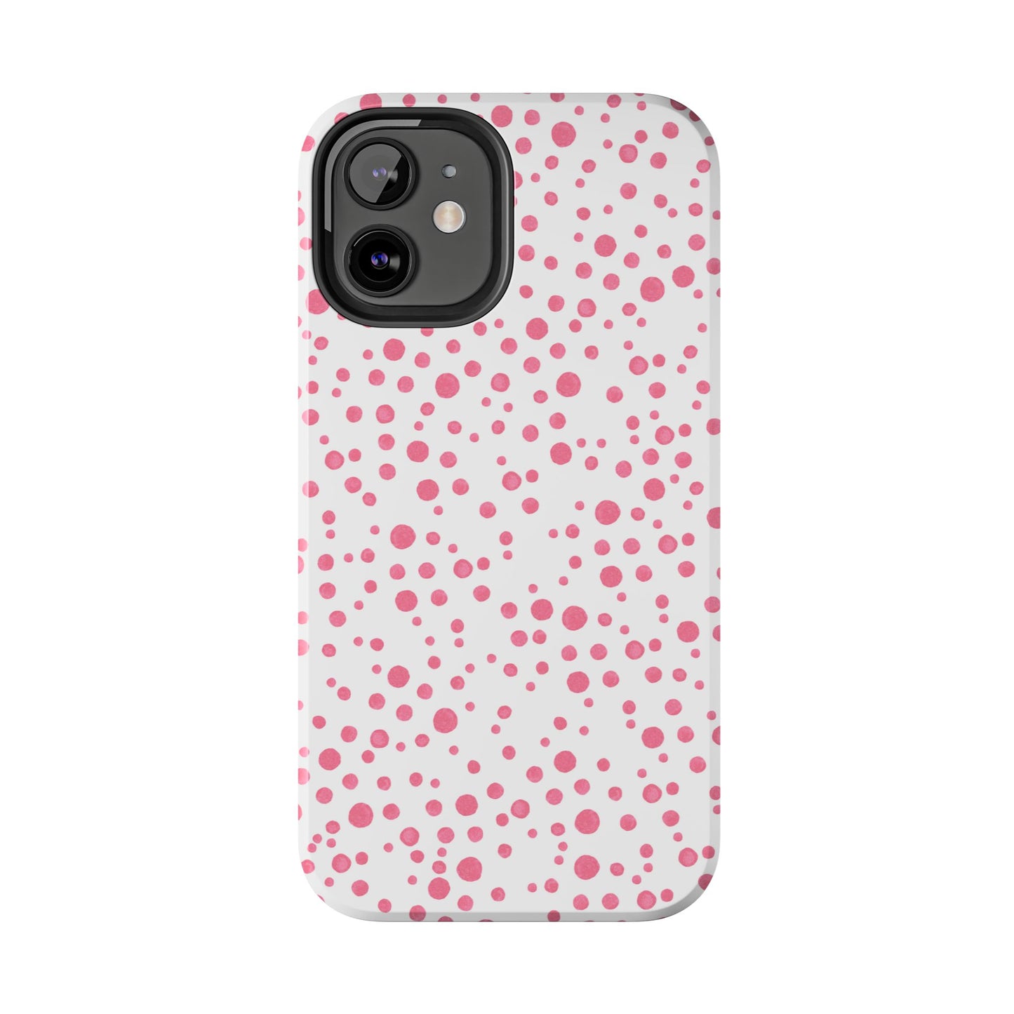 Balloon Dots White / Pink Phone Case