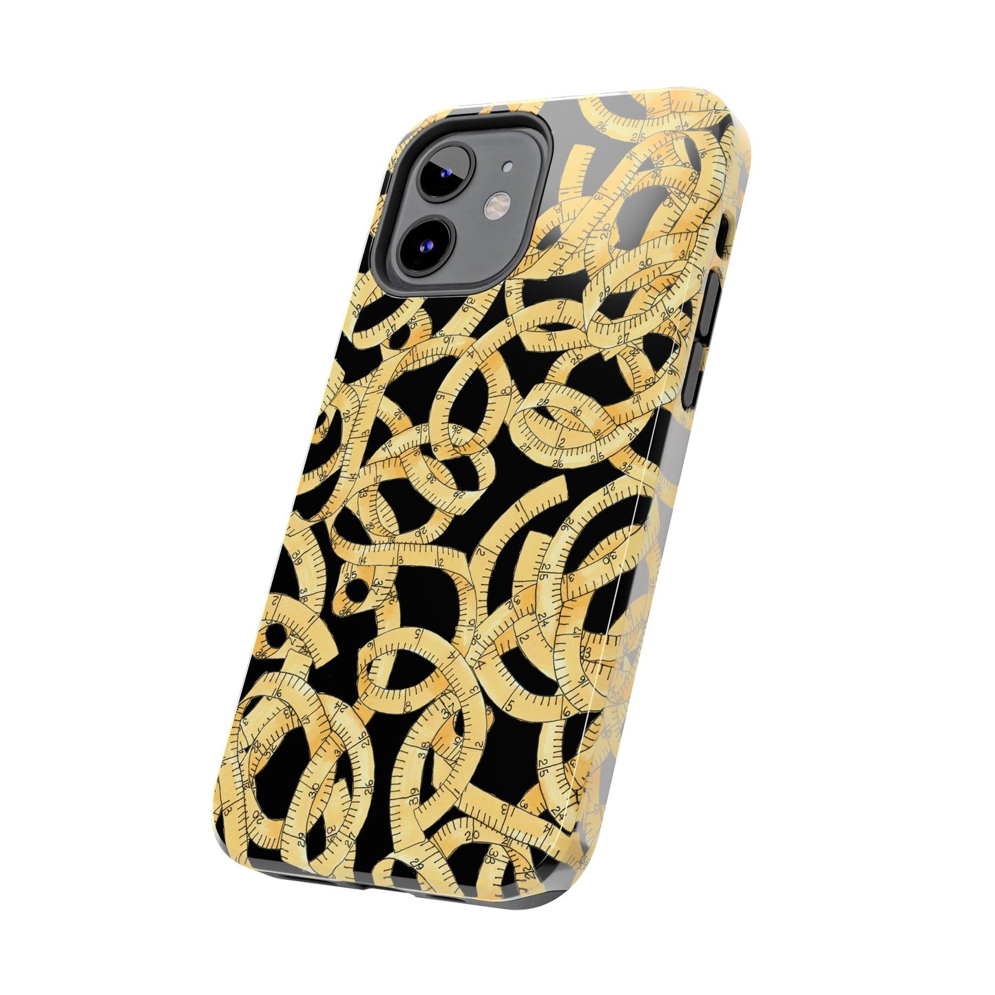 Tape Tangle Black Phone Case
