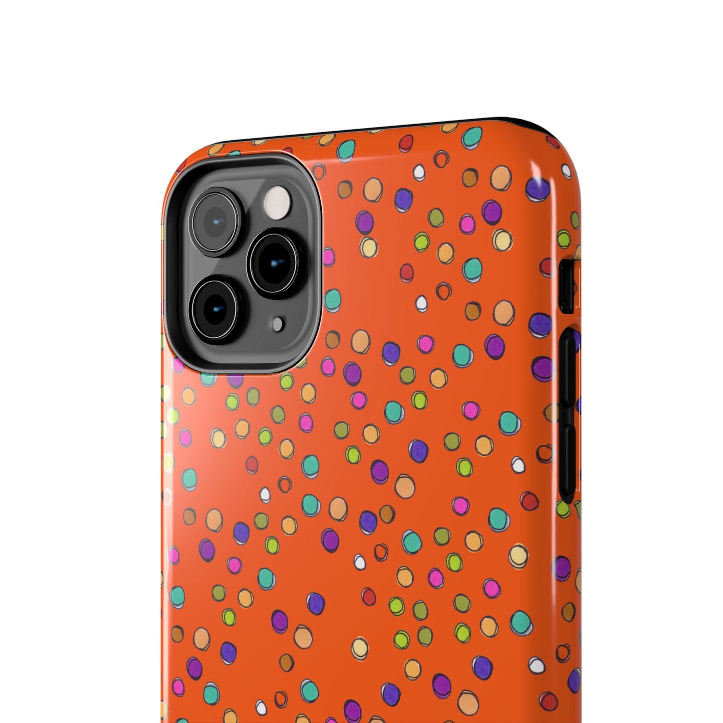 Dog Dots Orange Phone Case