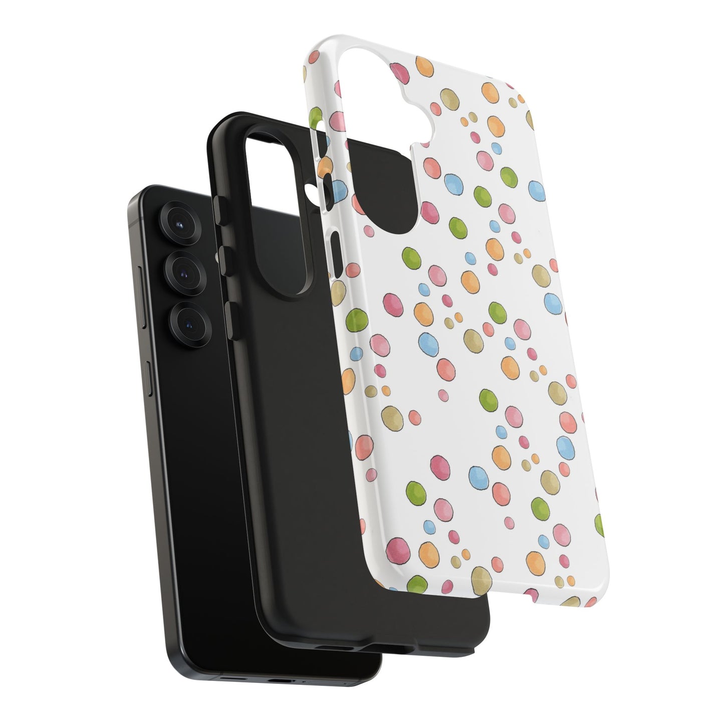 Clown Dots White Phone Case