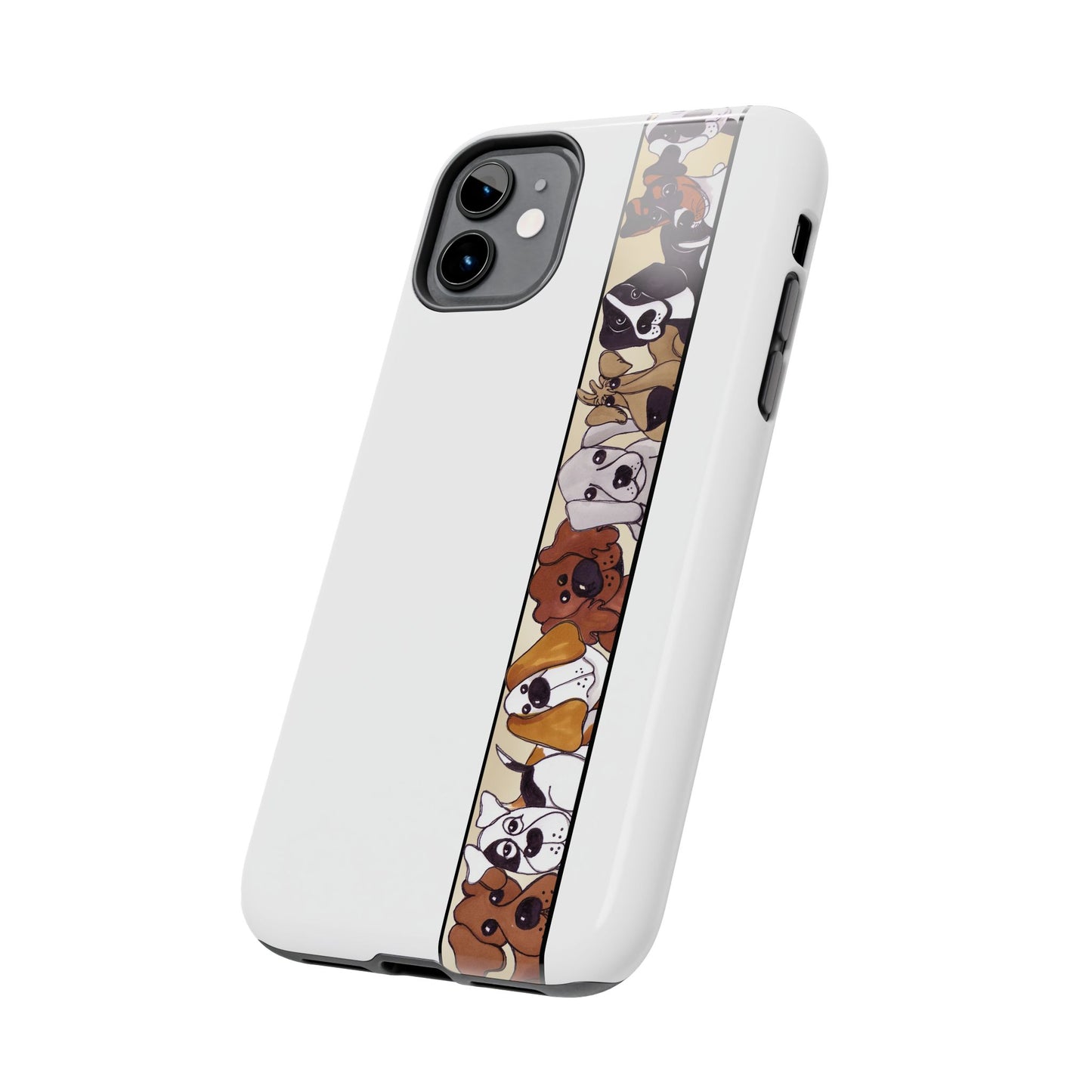 Doggie Delight Border Phone Case