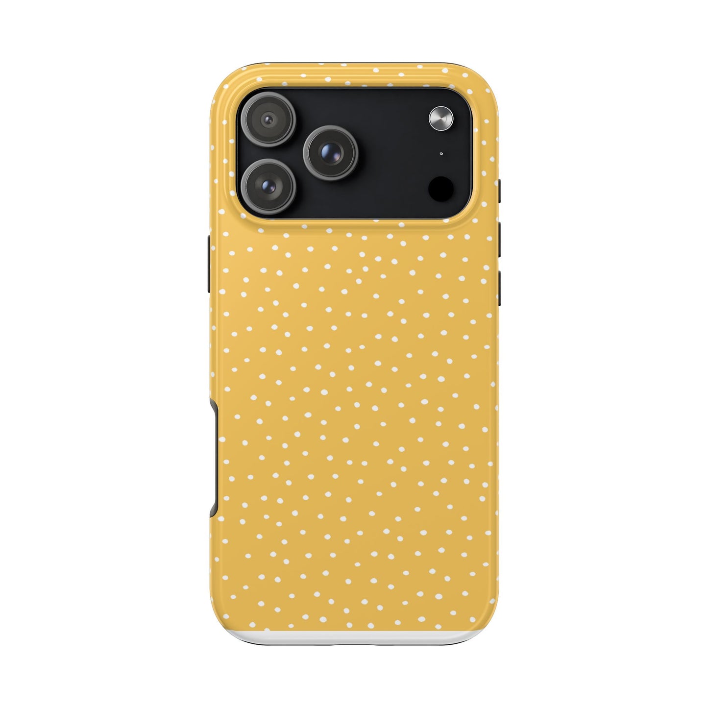 Dinky Dots Yellow / White Phone Case