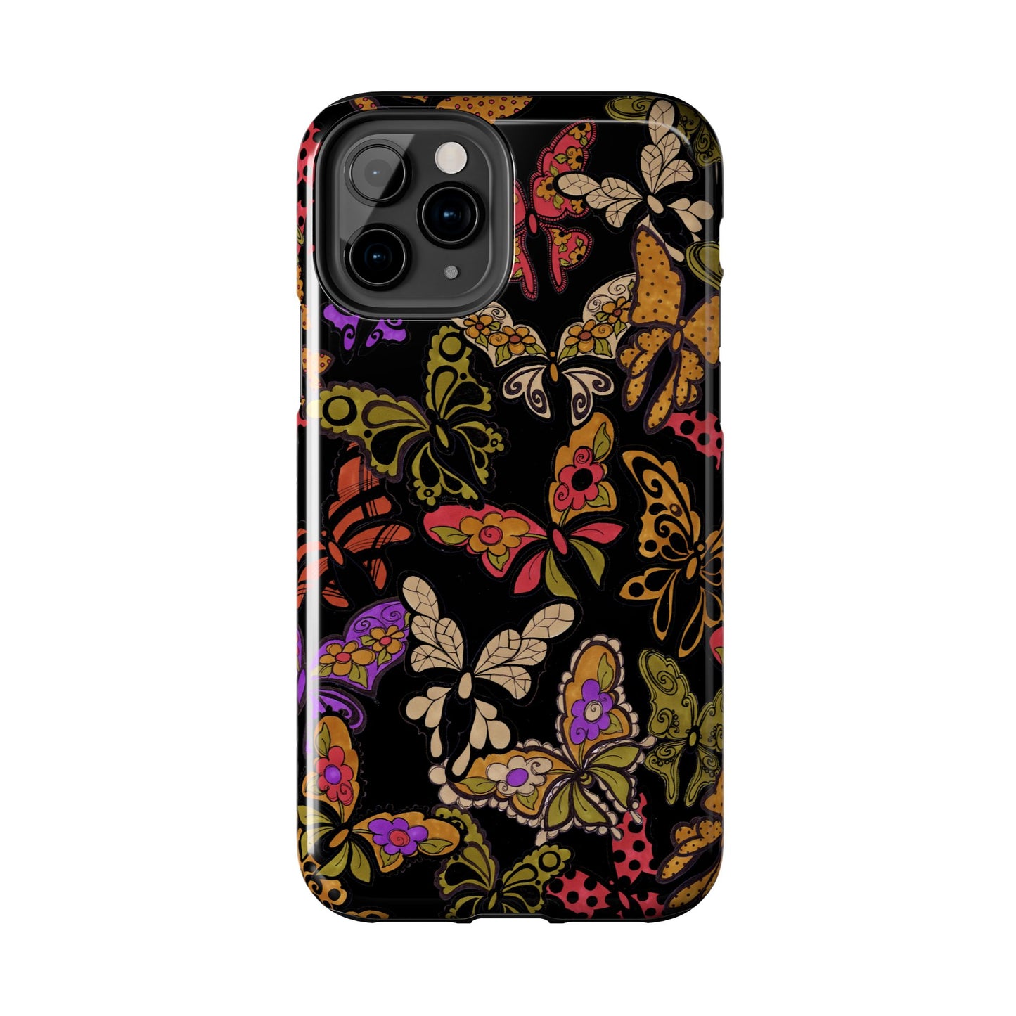 Flighty Black Phone Case