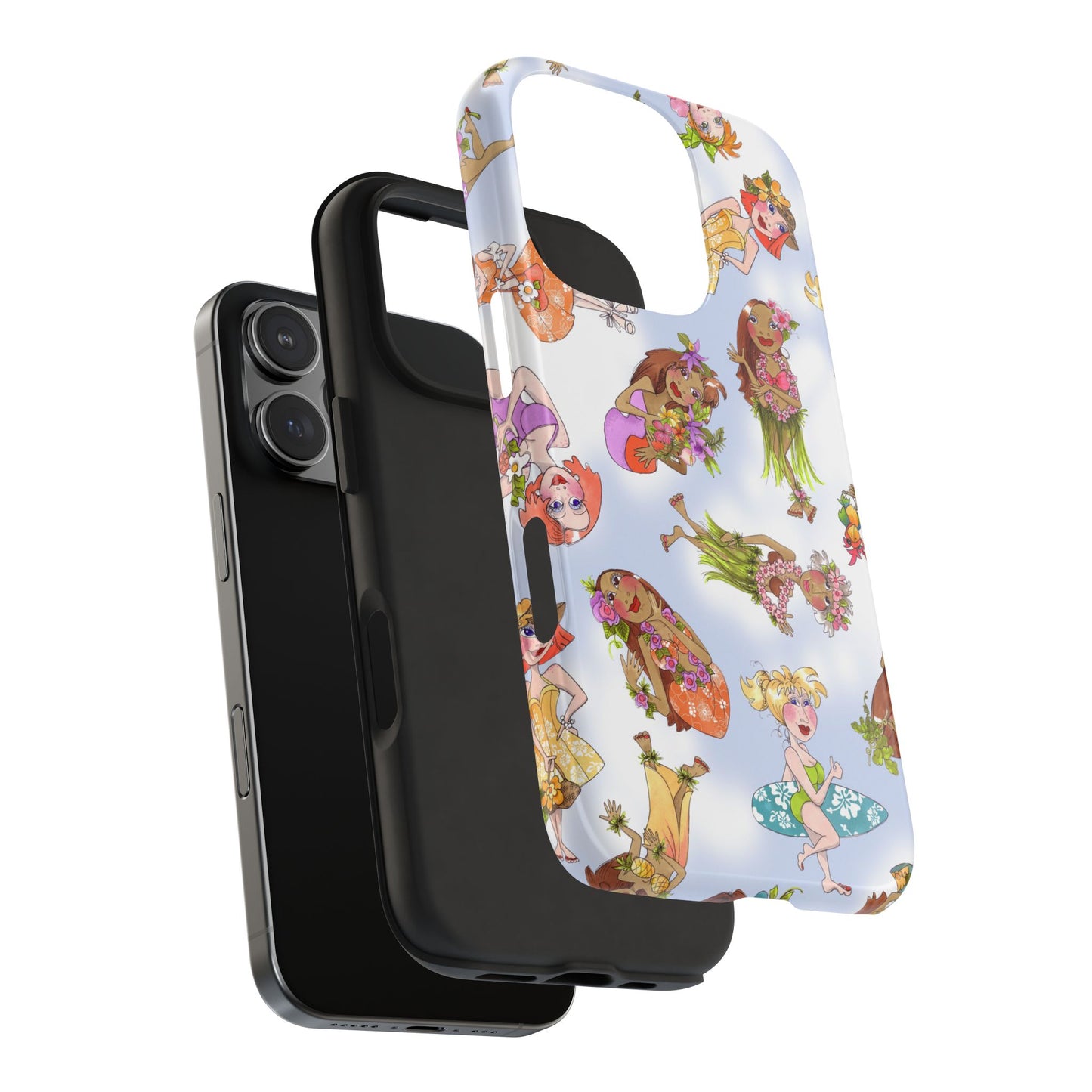 Island Toss Blue Sky Phone Case