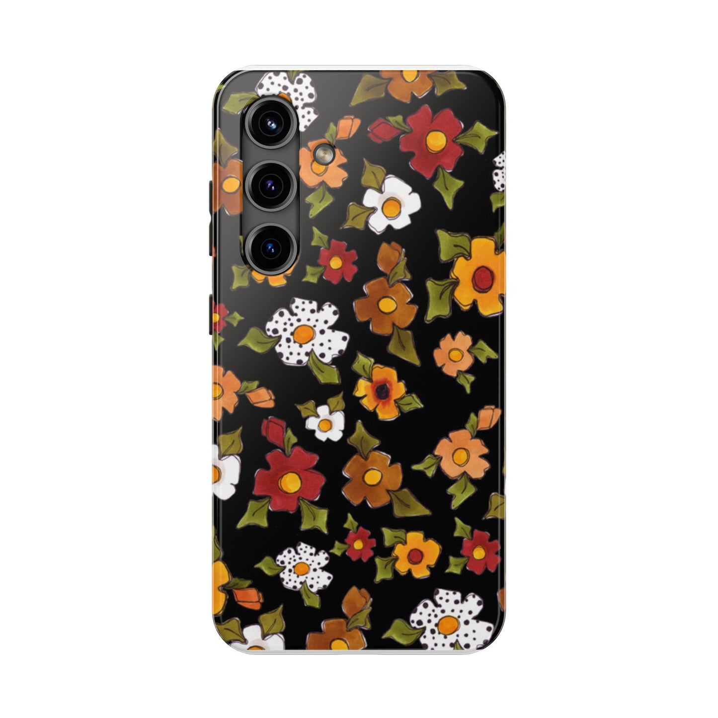 Spice Posie Black Phone Case