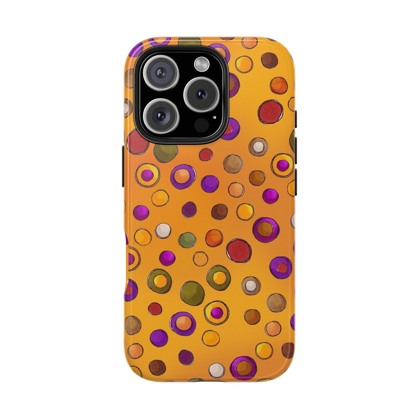 Double Dot Yellow Phone Case